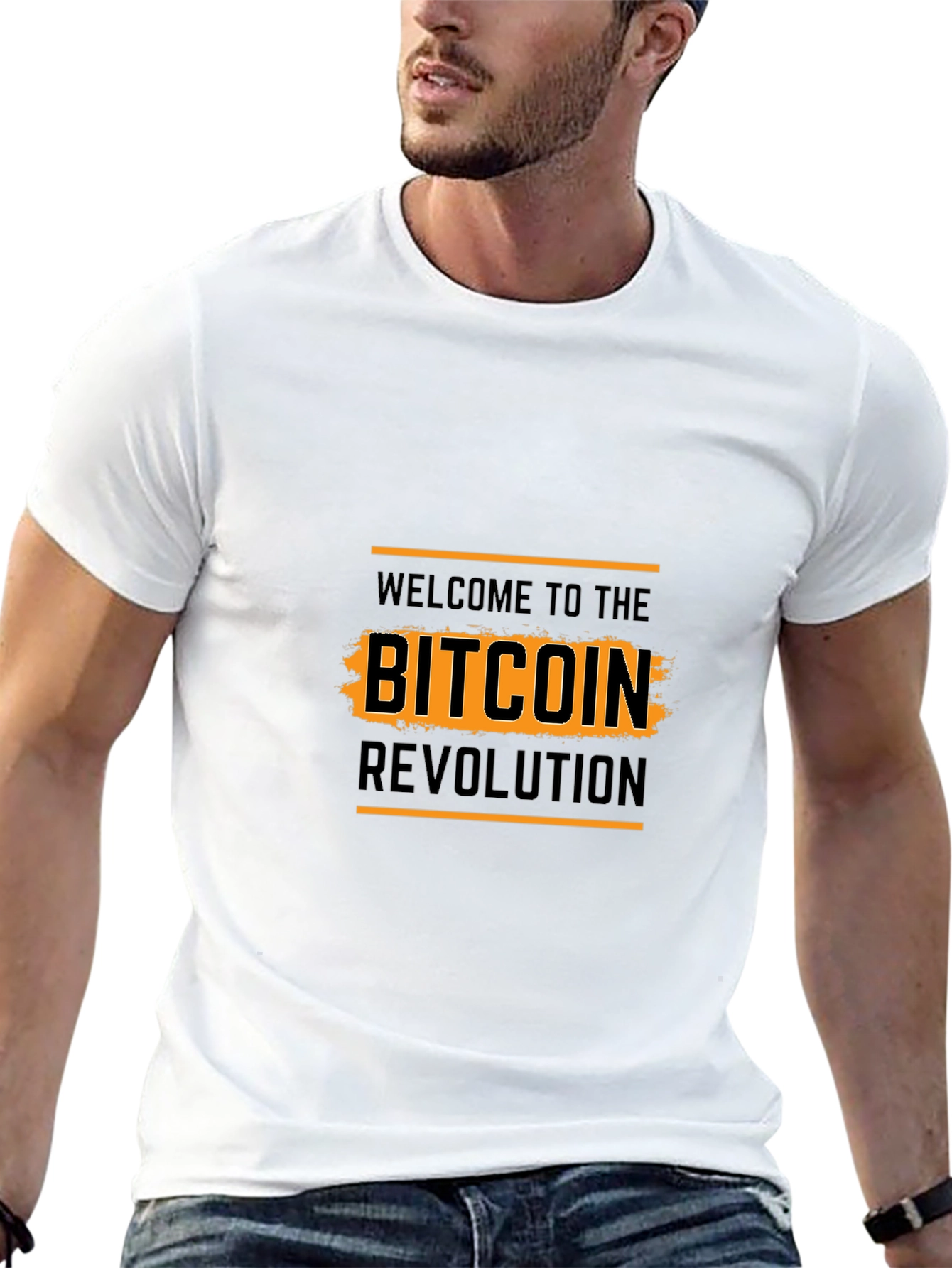 Bitcoin Revolution Black Graphic Tee