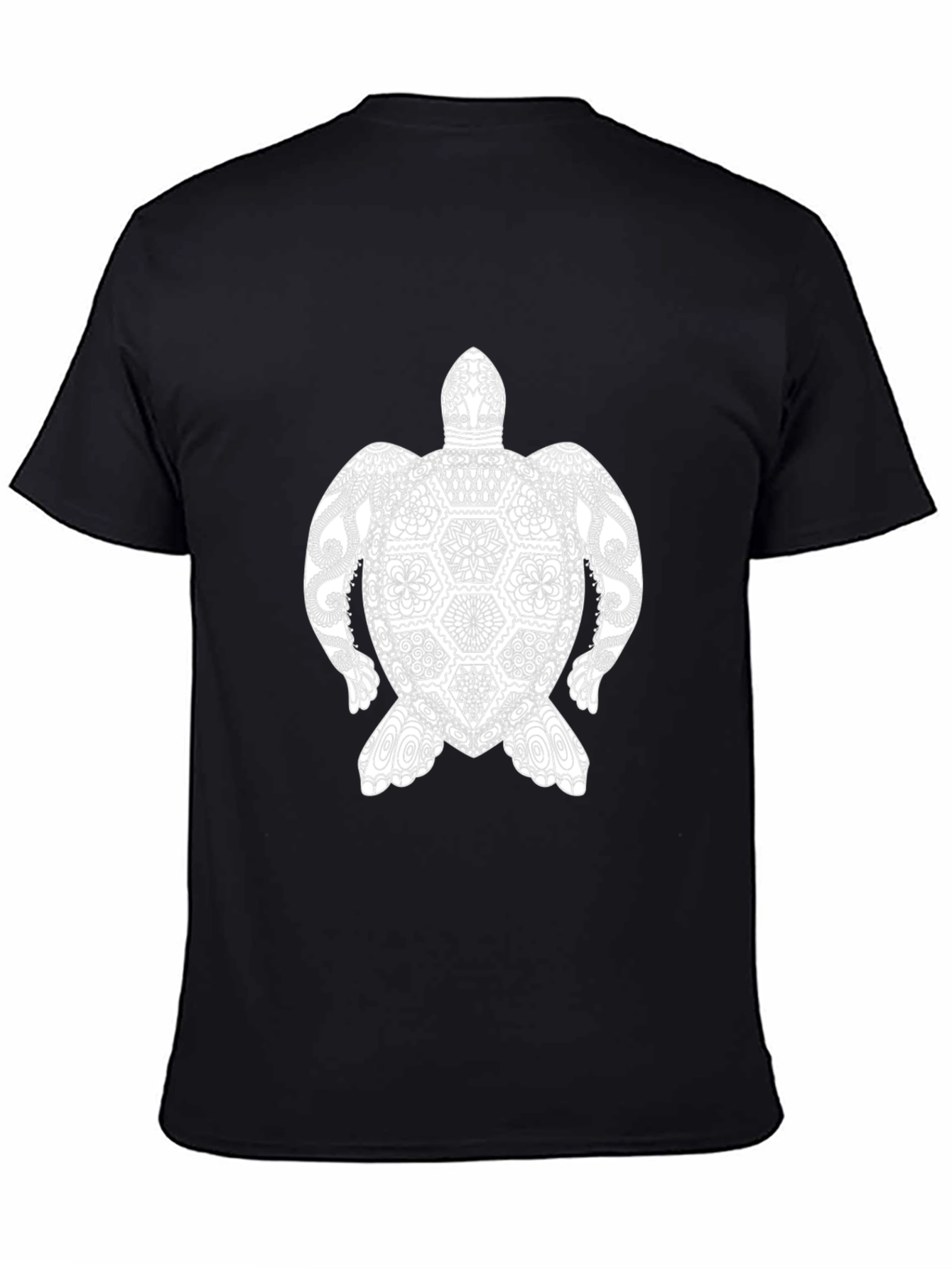 Turtle Graphic T-Shirt - Black Unique Design