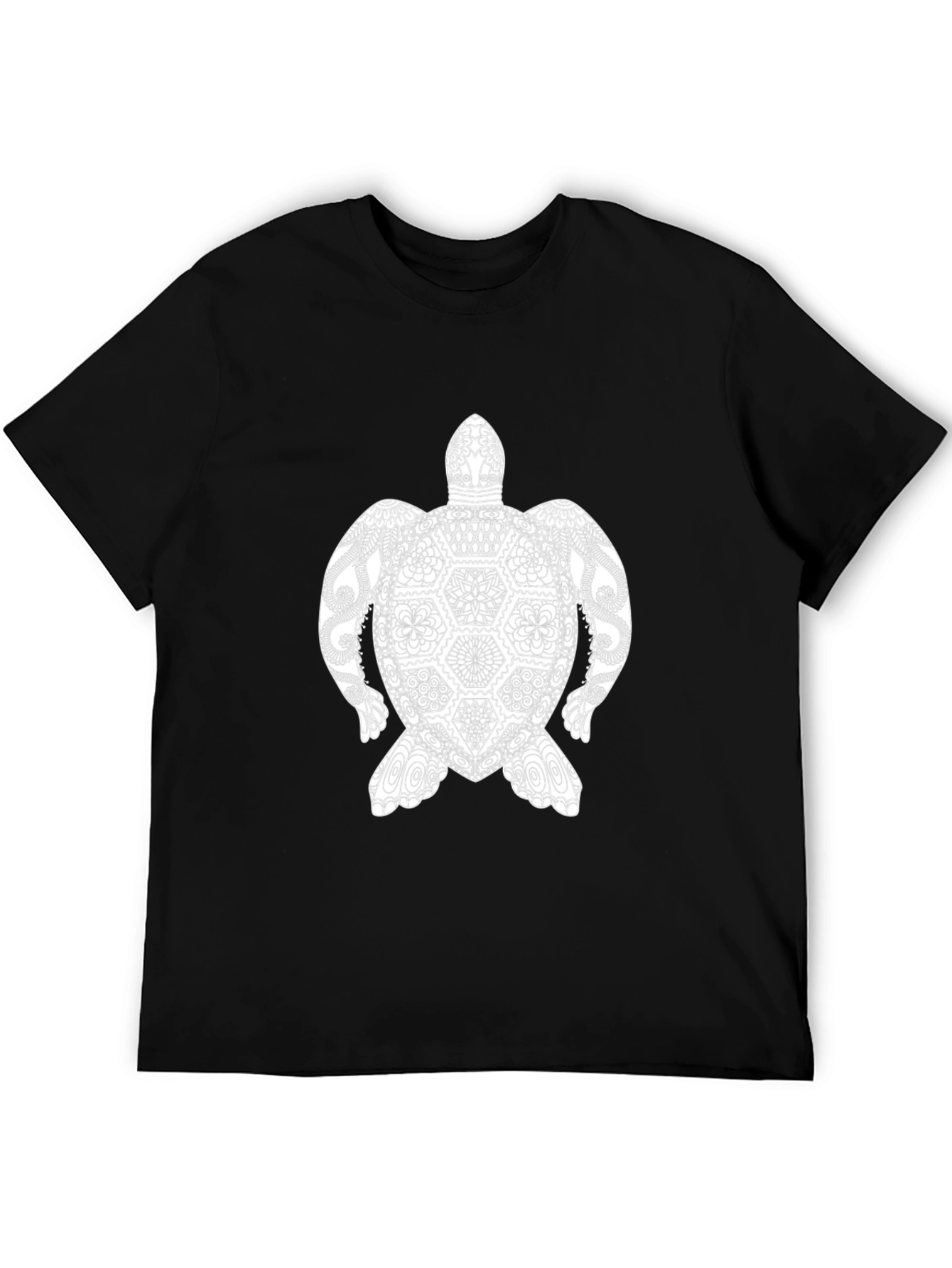Turtle Graphic T-Shirt - Black Unique Design