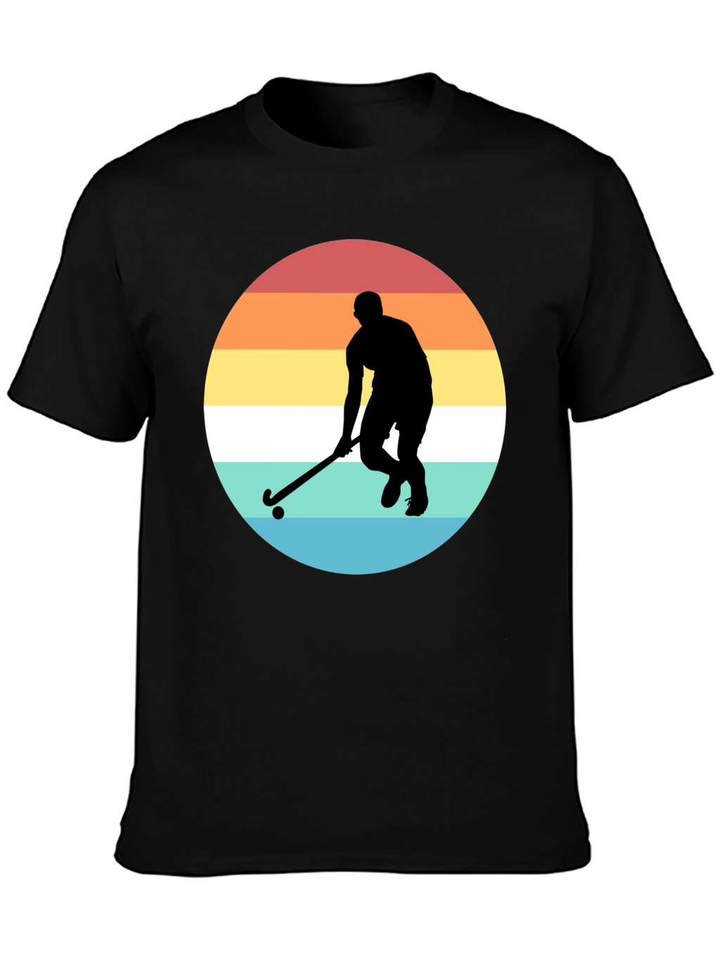 Field Hockey Sunset Graphic Tee