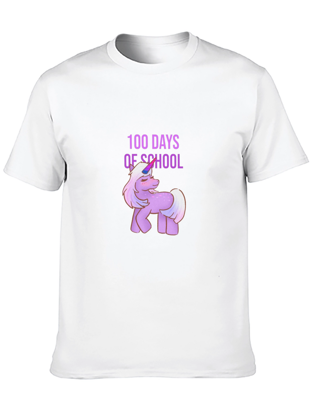 100 Days of School Unicorn T-Shirt