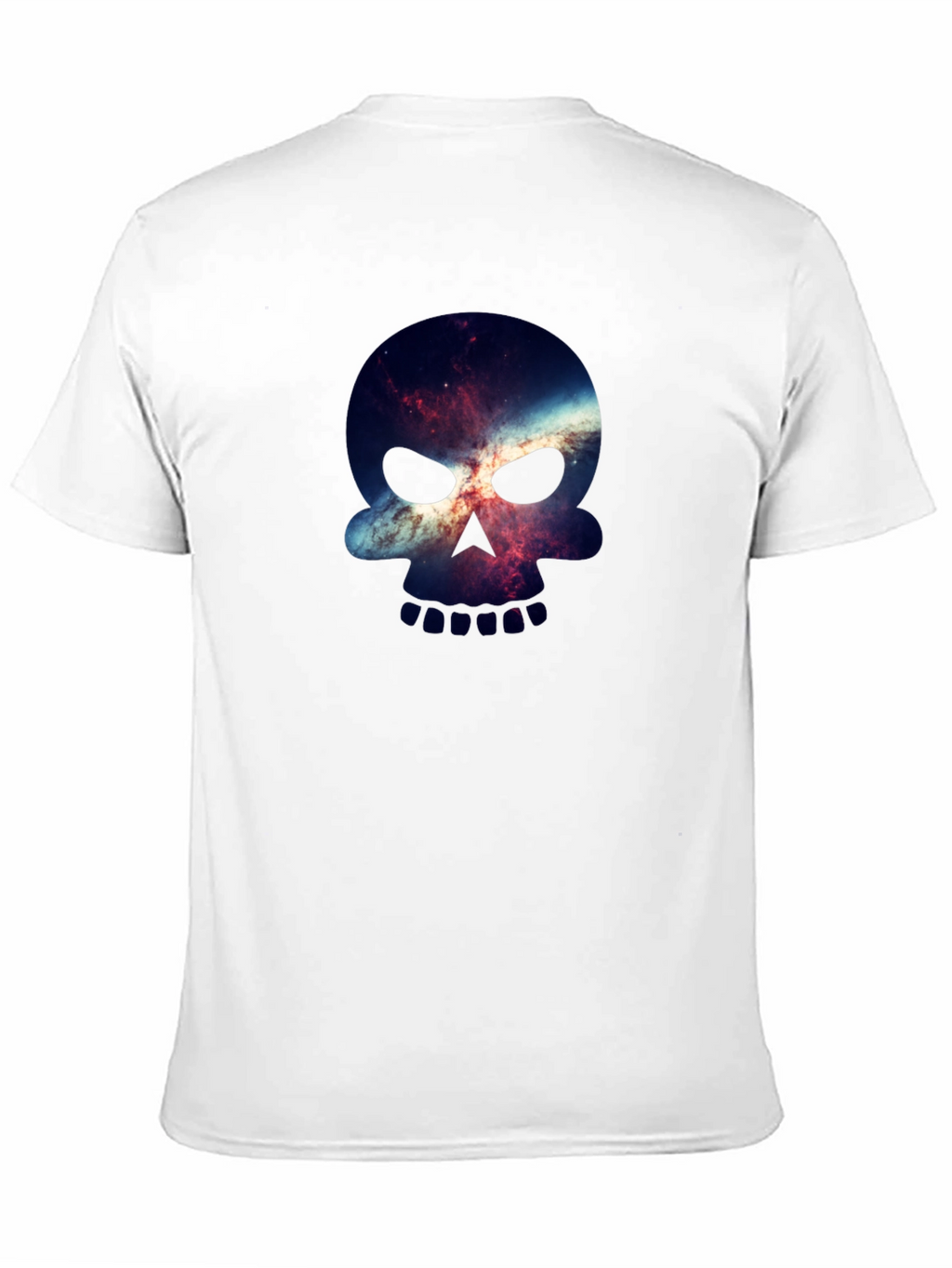 Galaxy Skull Graphic Black T-Shirt