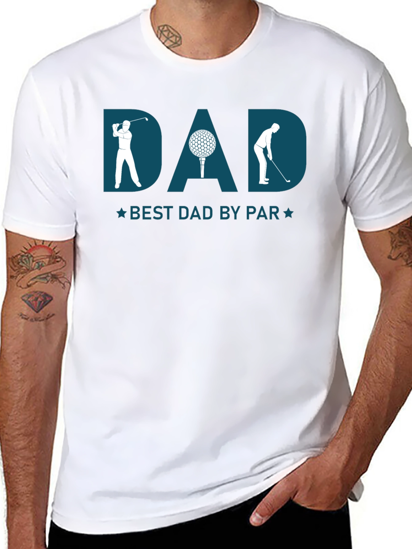 Best Dad By Par Golf T-Shirt