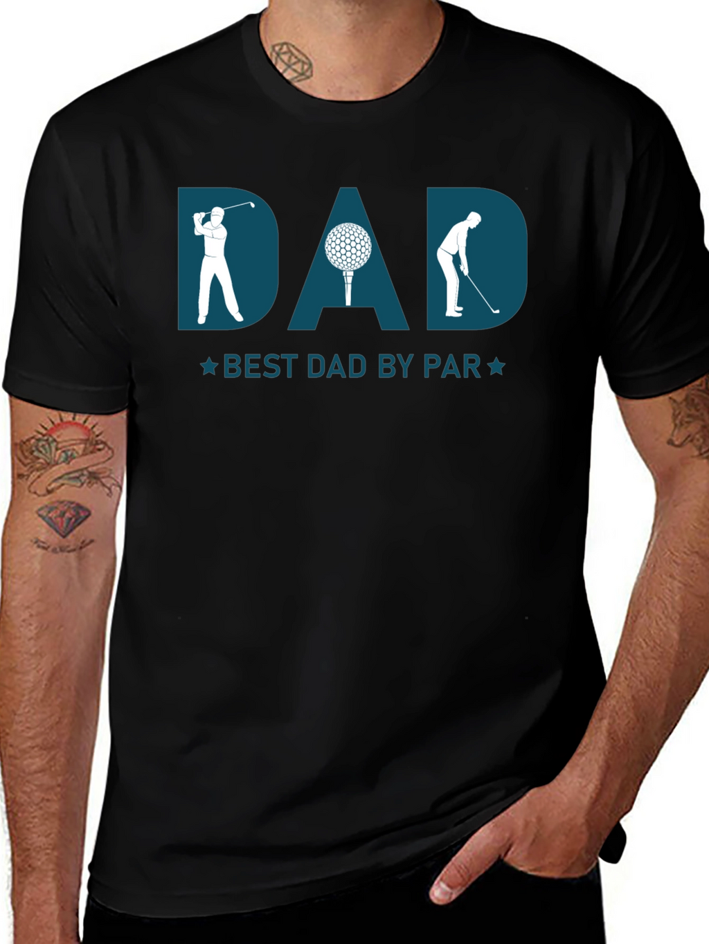 Best Dad By Par Golf T-Shirt