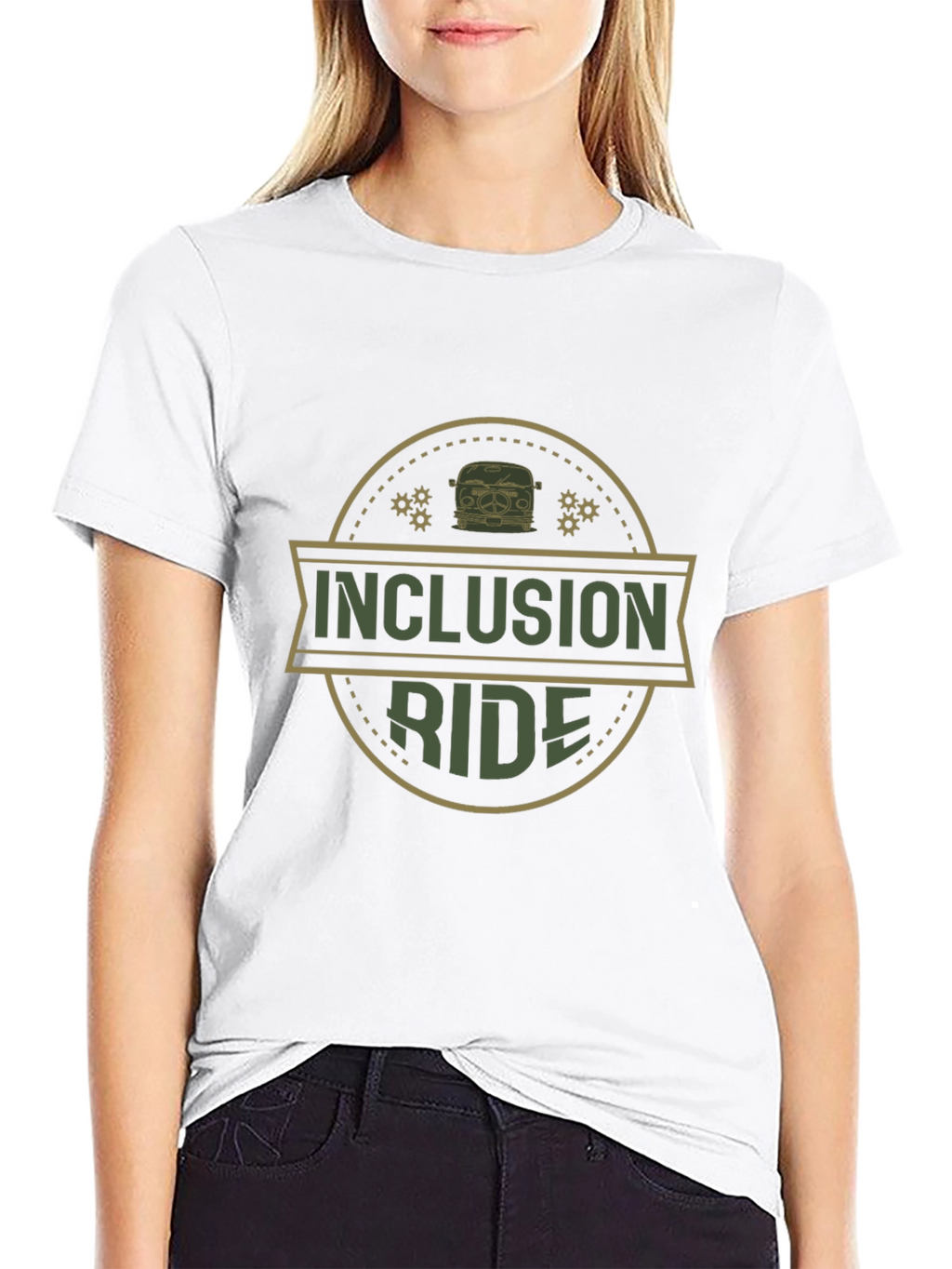 Inclusion Ride Black Graphic T-Shirt