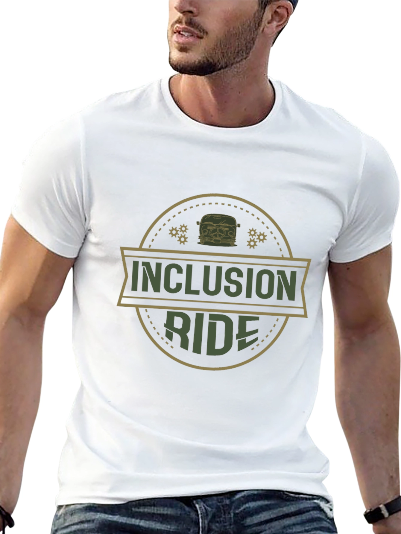 Inclusion Ride Black Graphic T-Shirt