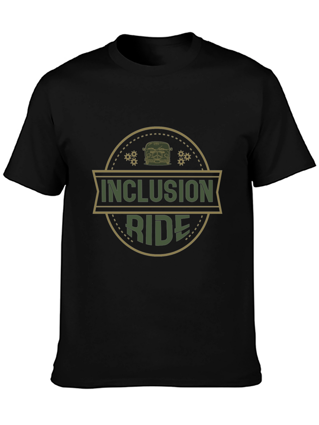 Inclusion Ride Black Graphic T-Shirt