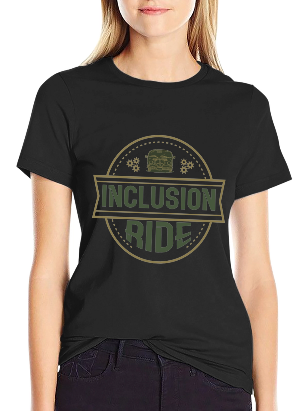 Inclusion Ride Black Graphic T-Shirt