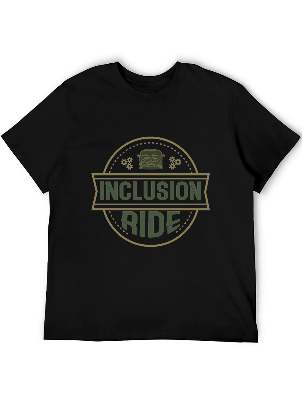 Inclusion Ride Black Graphic T-Shirt