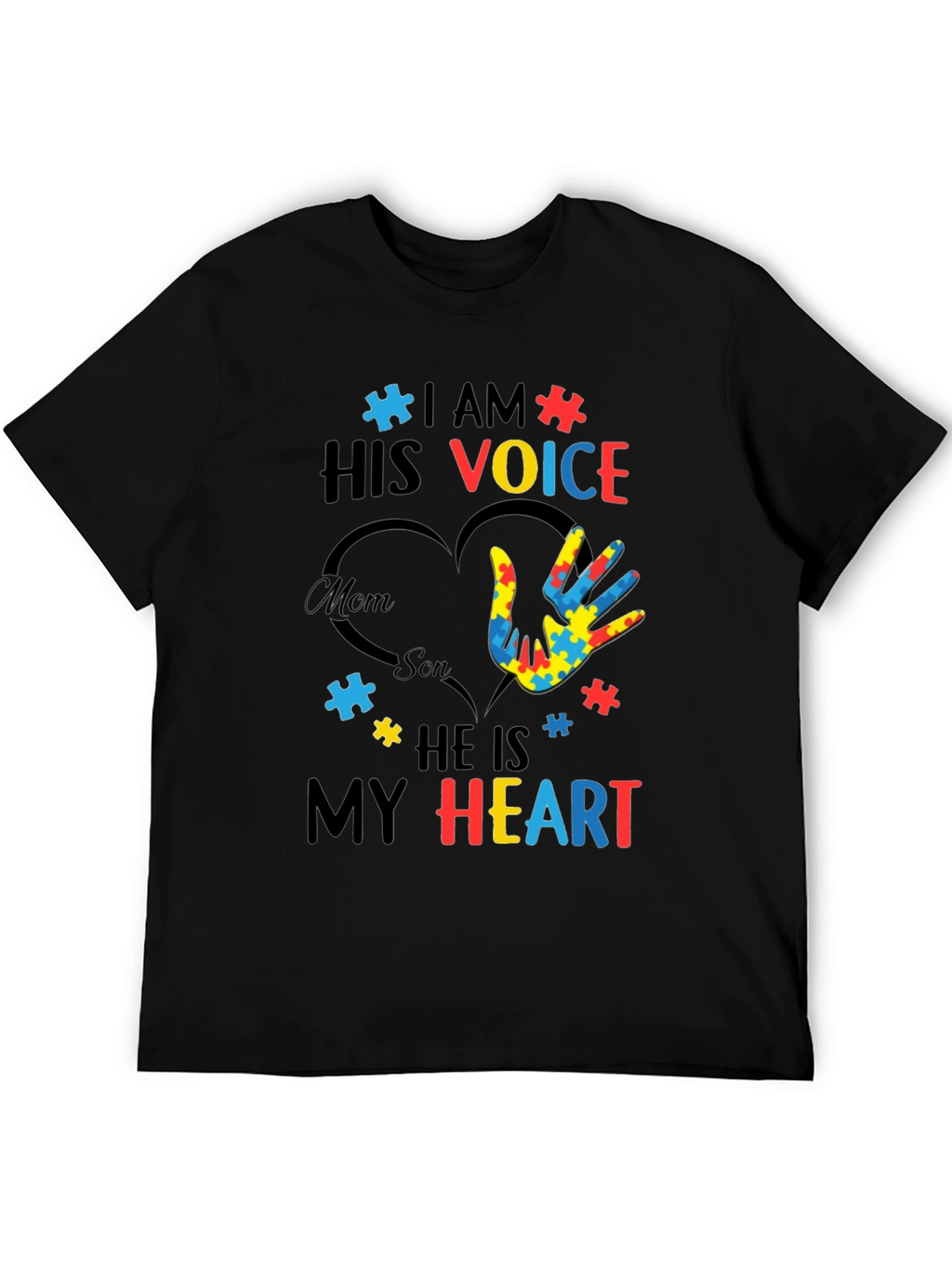 Autism Awareness T-Shirt - I Am His Voice