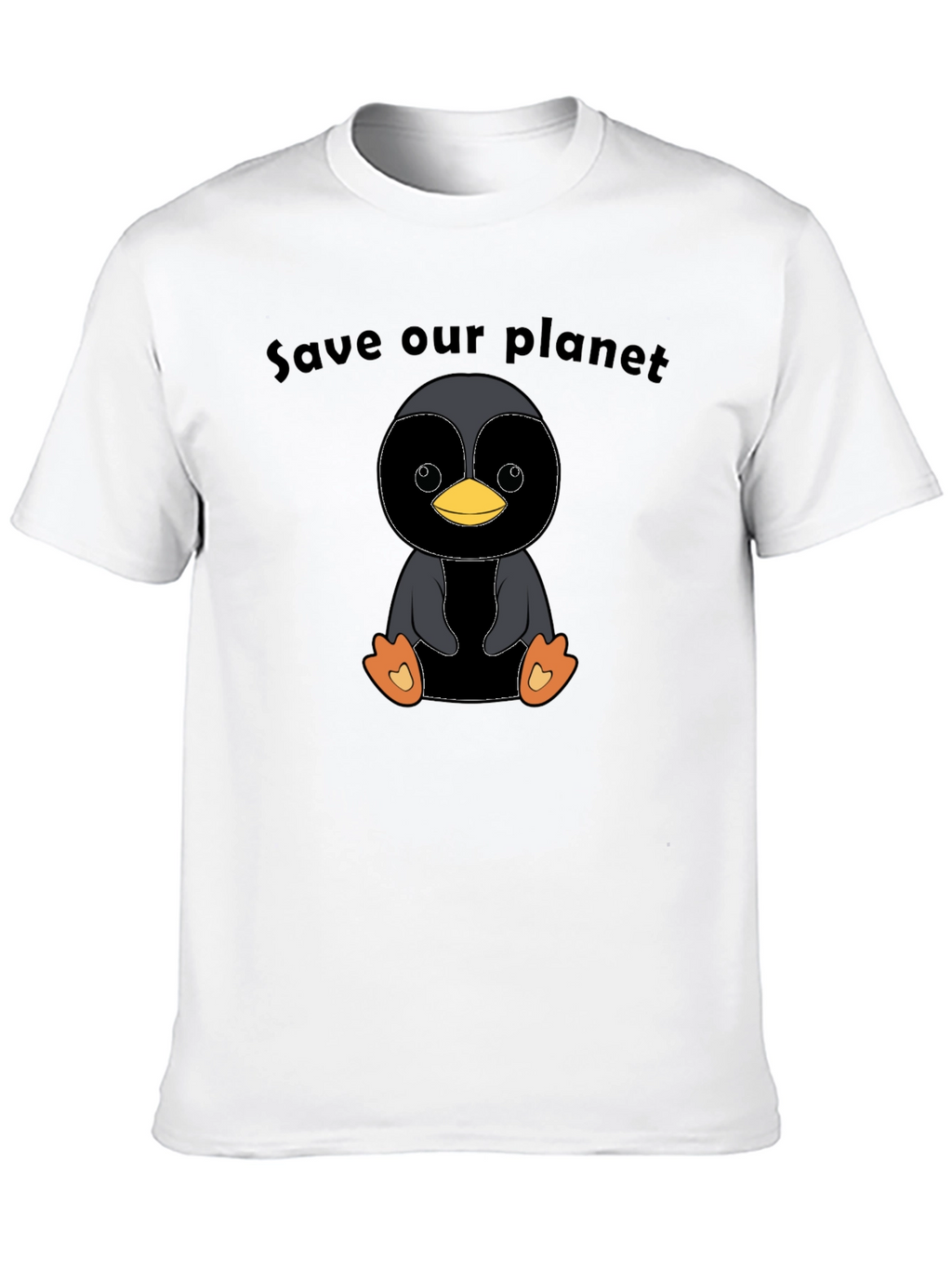 Save Our Planet Penguin Graphic Tee