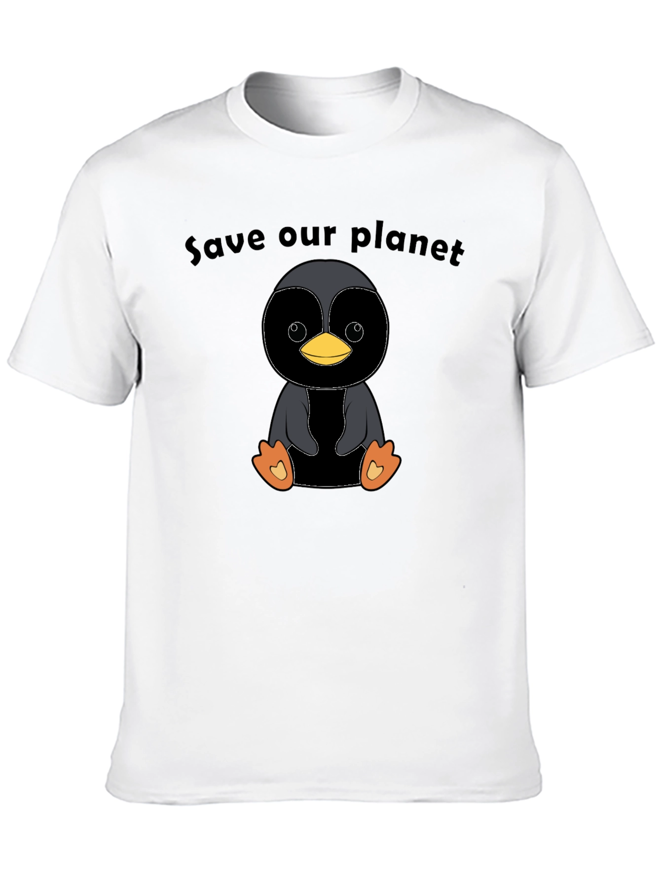 Save Our Planet Penguin Graphic Tee