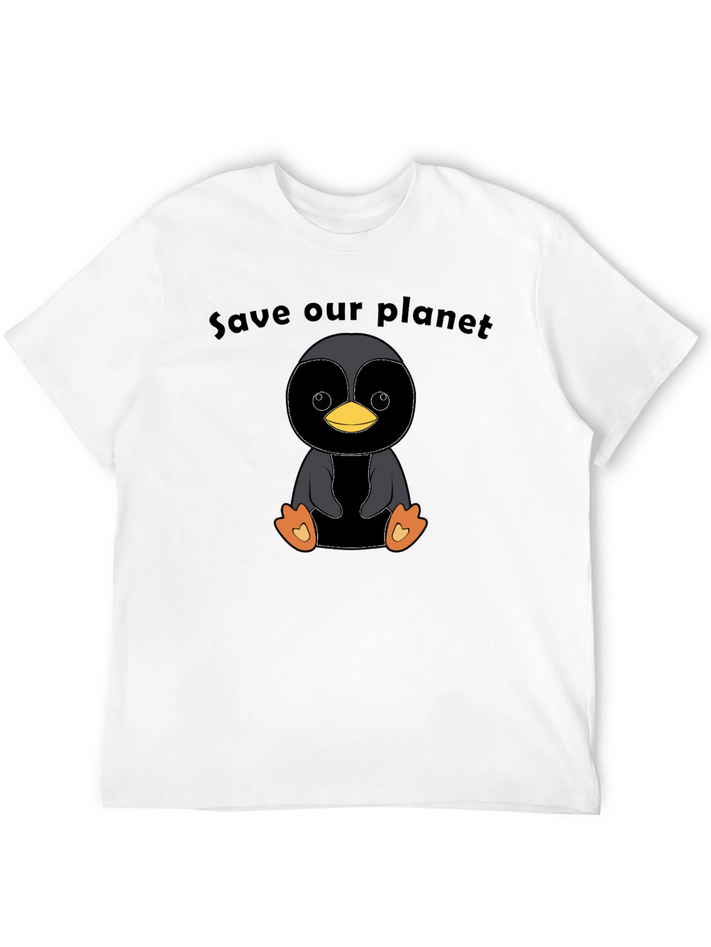 Save Our Planet Penguin Graphic Tee