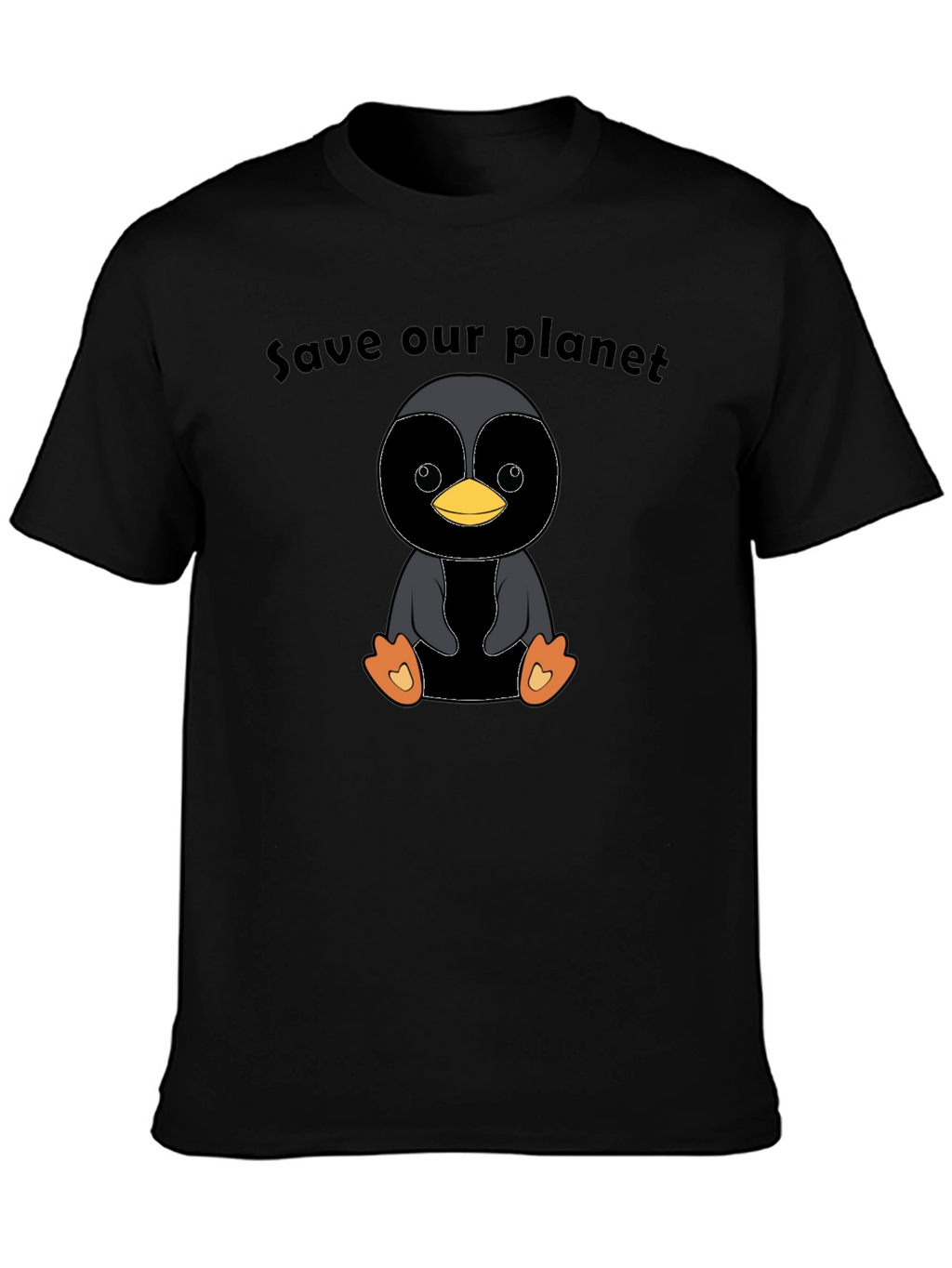 Save Our Planet Penguin Graphic Tee