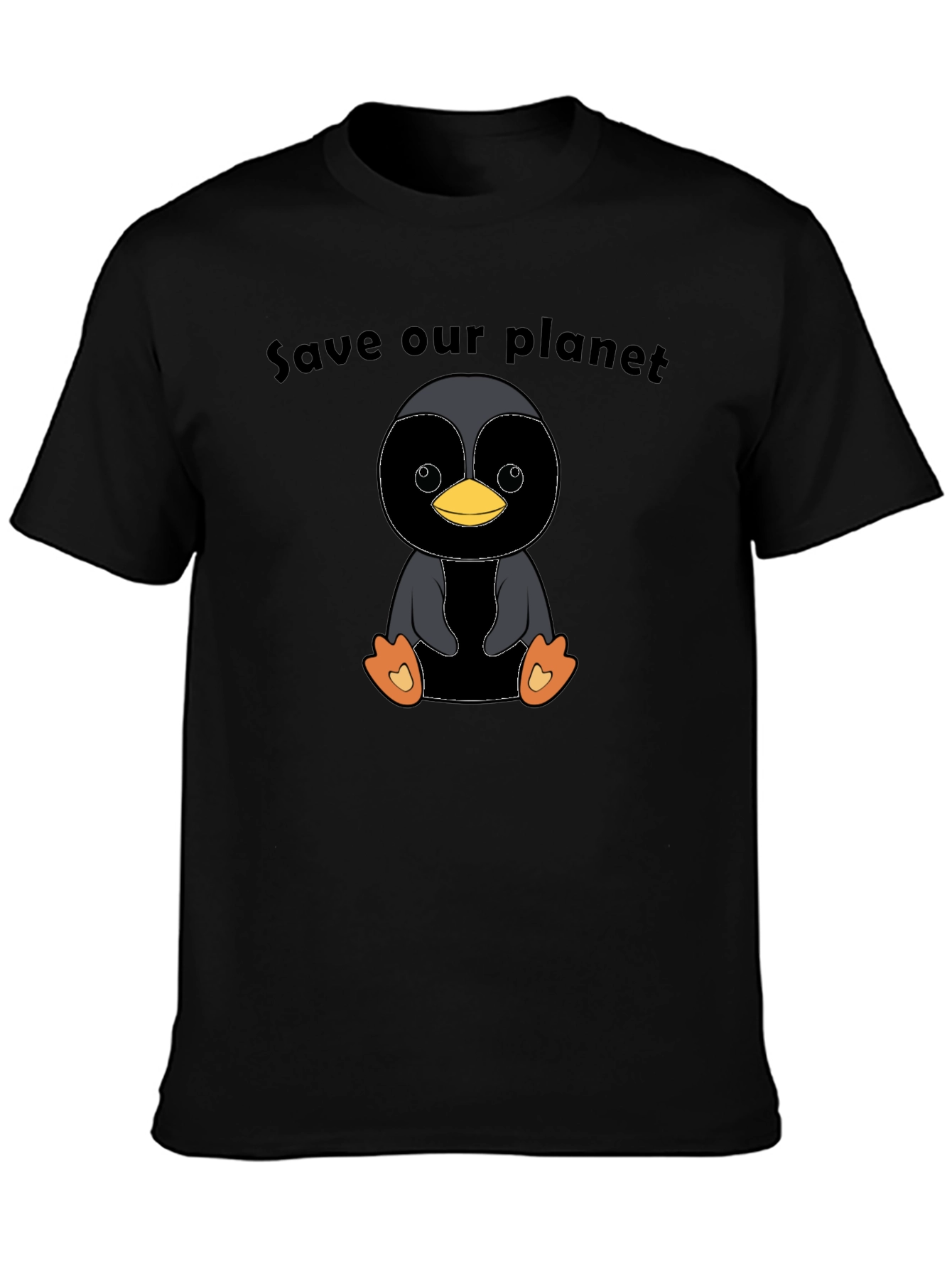 Save Our Planet Penguin Graphic Tee