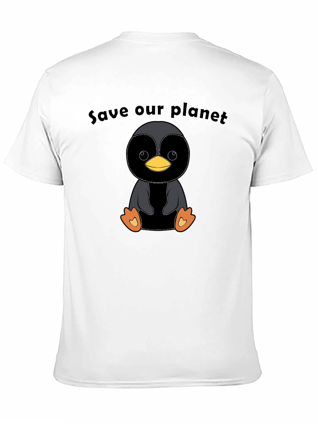 Save Our Planet Penguin Graphic Tee