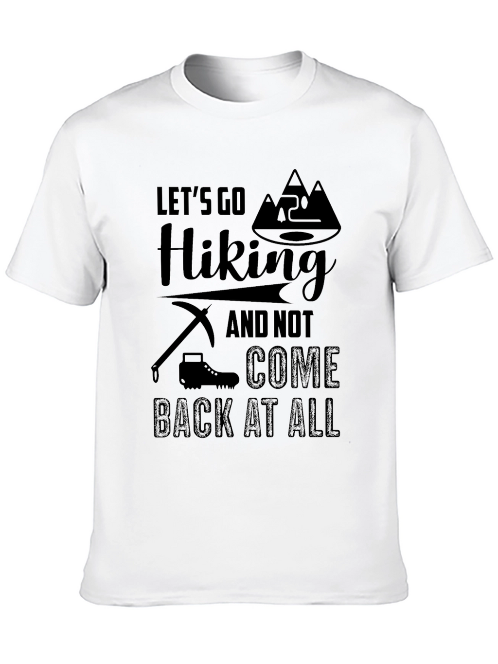Hiking Adventure T-Shirt - Black