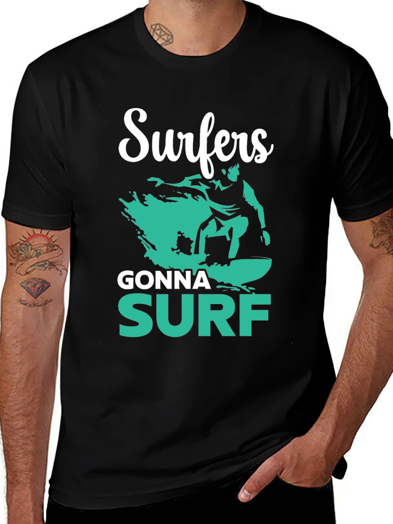 Surfers Gonna Surf Graphic Tee