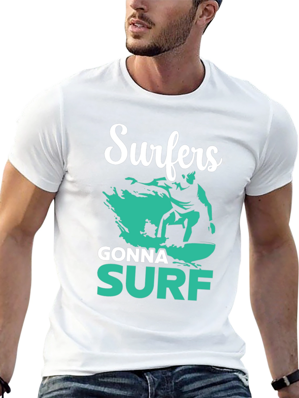 Surfers Gonna Surf Graphic Tee