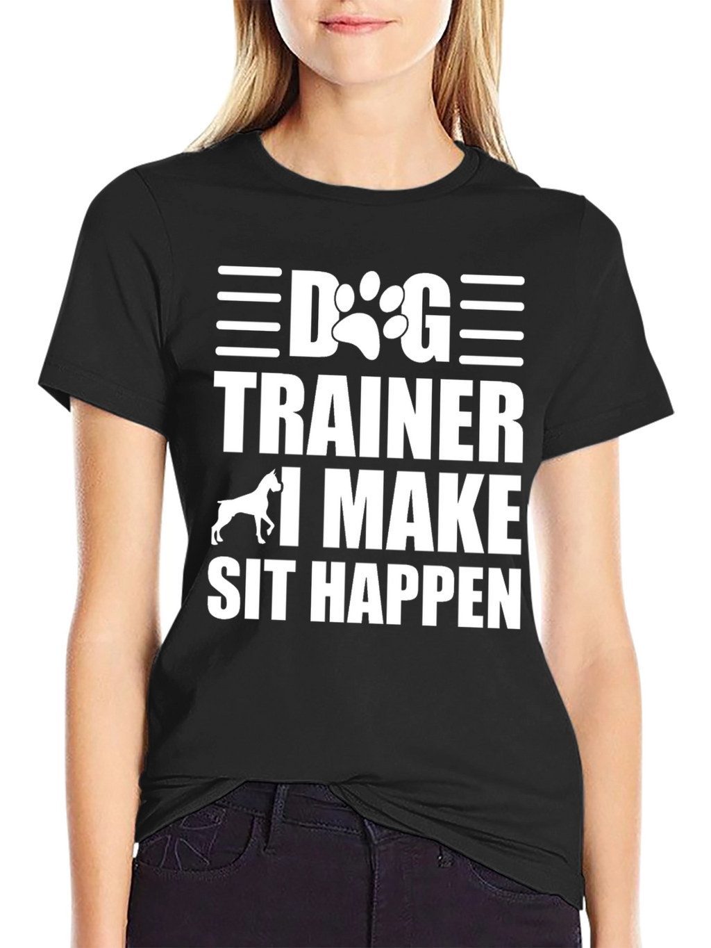 Dog Trainer T-Shirt - I Make Sit Happen