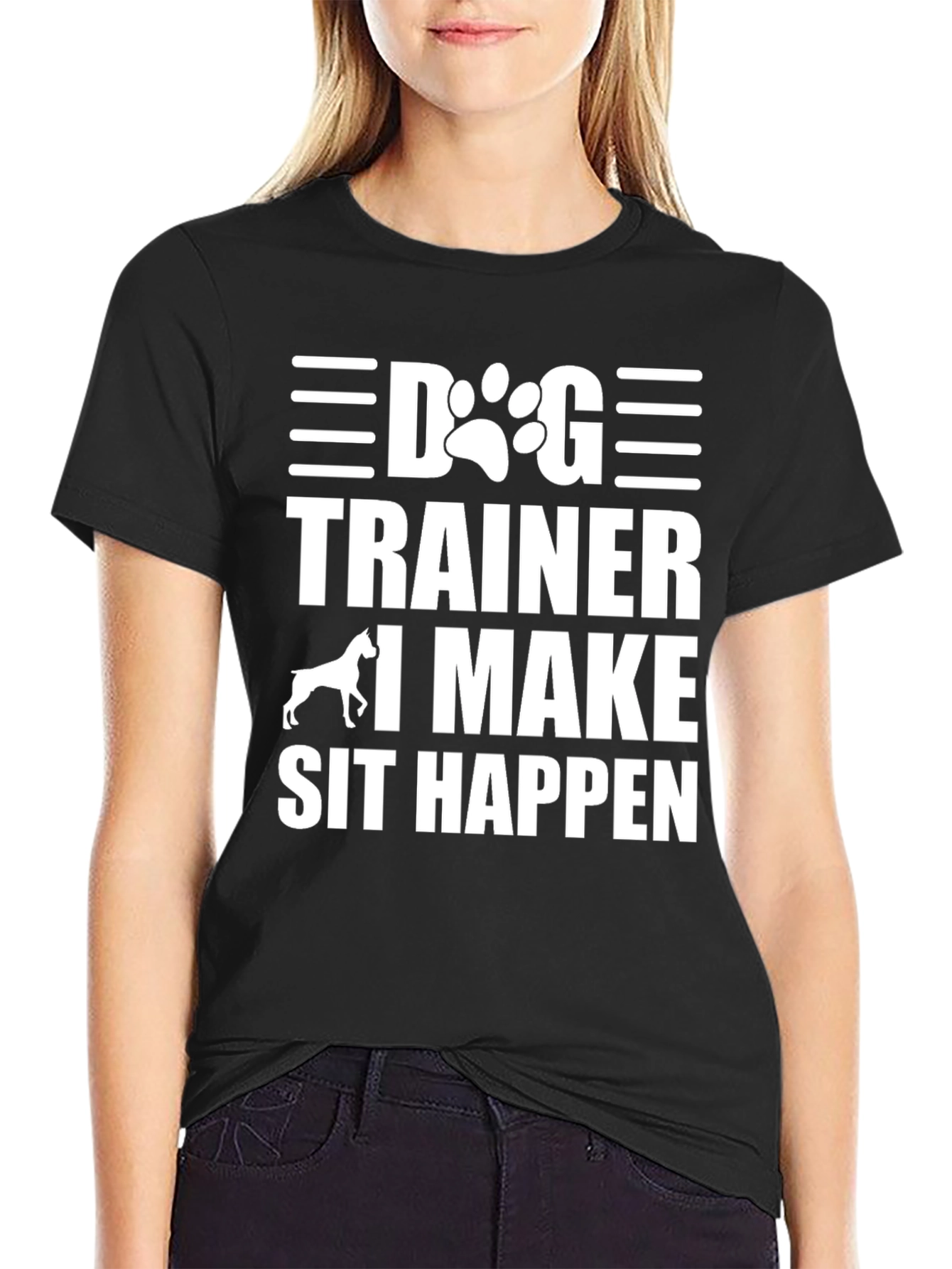 Dog Trainer T-Shirt - I Make Sit Happen