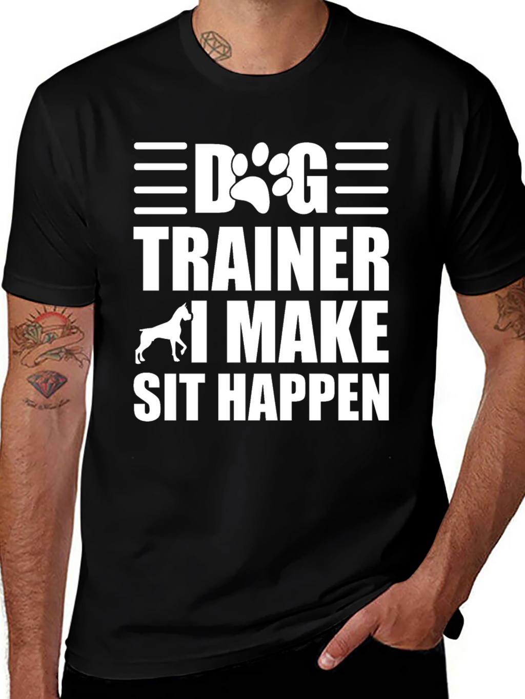 Dog Trainer T-Shirt - I Make Sit Happen