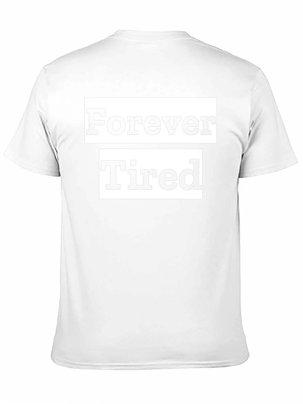 Forever Tired Black Graphic Tee