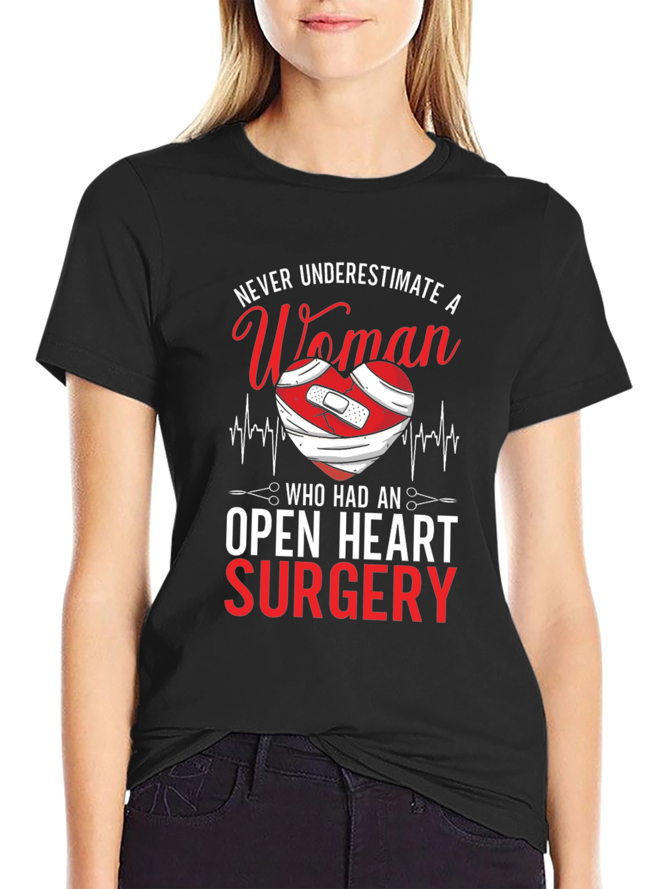 Open Heart Surgery Womans T-Shirt
