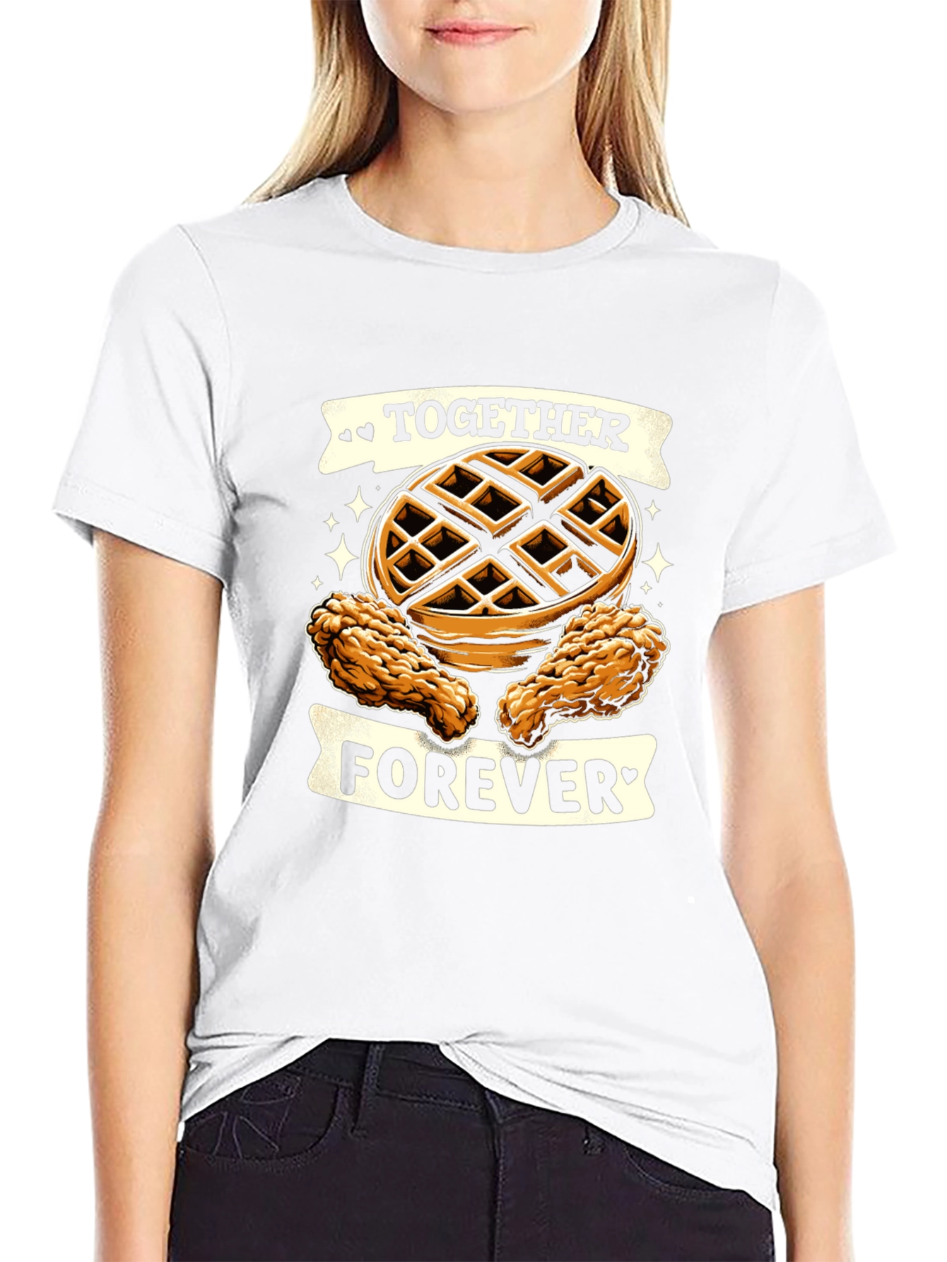 Chicken & Waffles Graphic Tee - Together Forever
