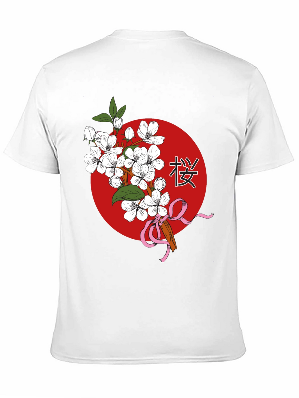 Floral Japanese Cherry Blossom Graphic T-Shirt