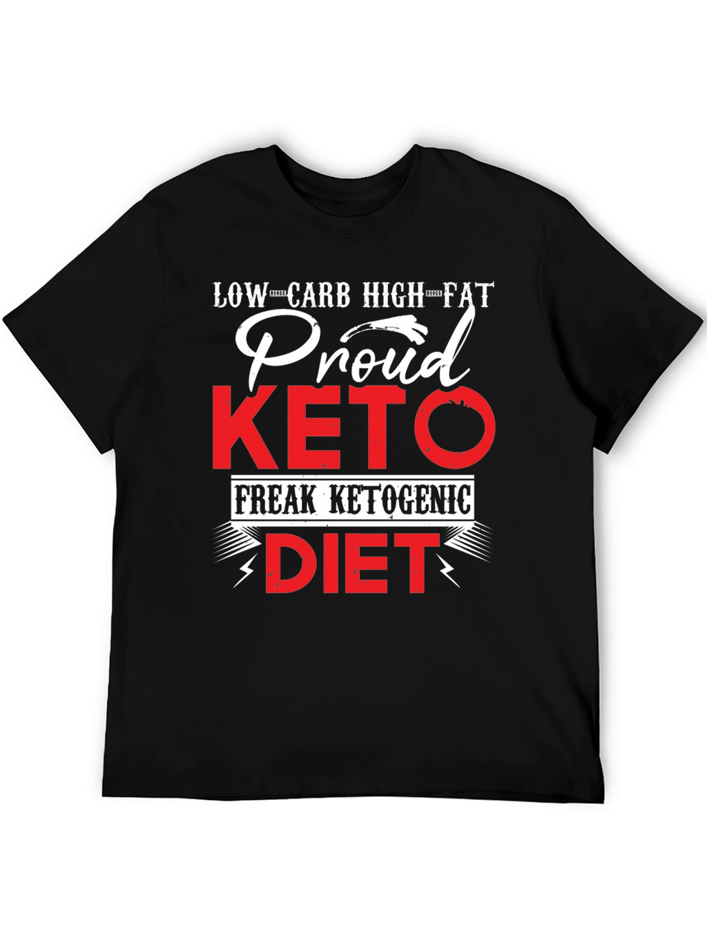Proud Keto Diet T-Shirt - Low Carb High Fat