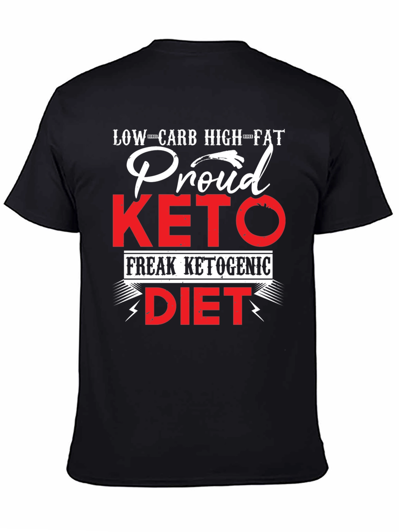 Proud Keto Diet T-Shirt - Low Carb High Fat