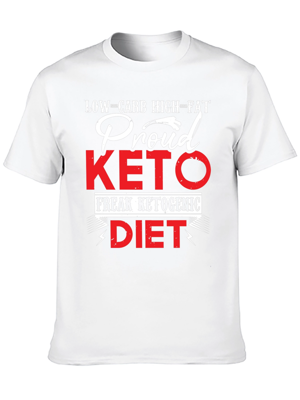 Proud Keto Diet T-Shirt - Low Carb High Fat