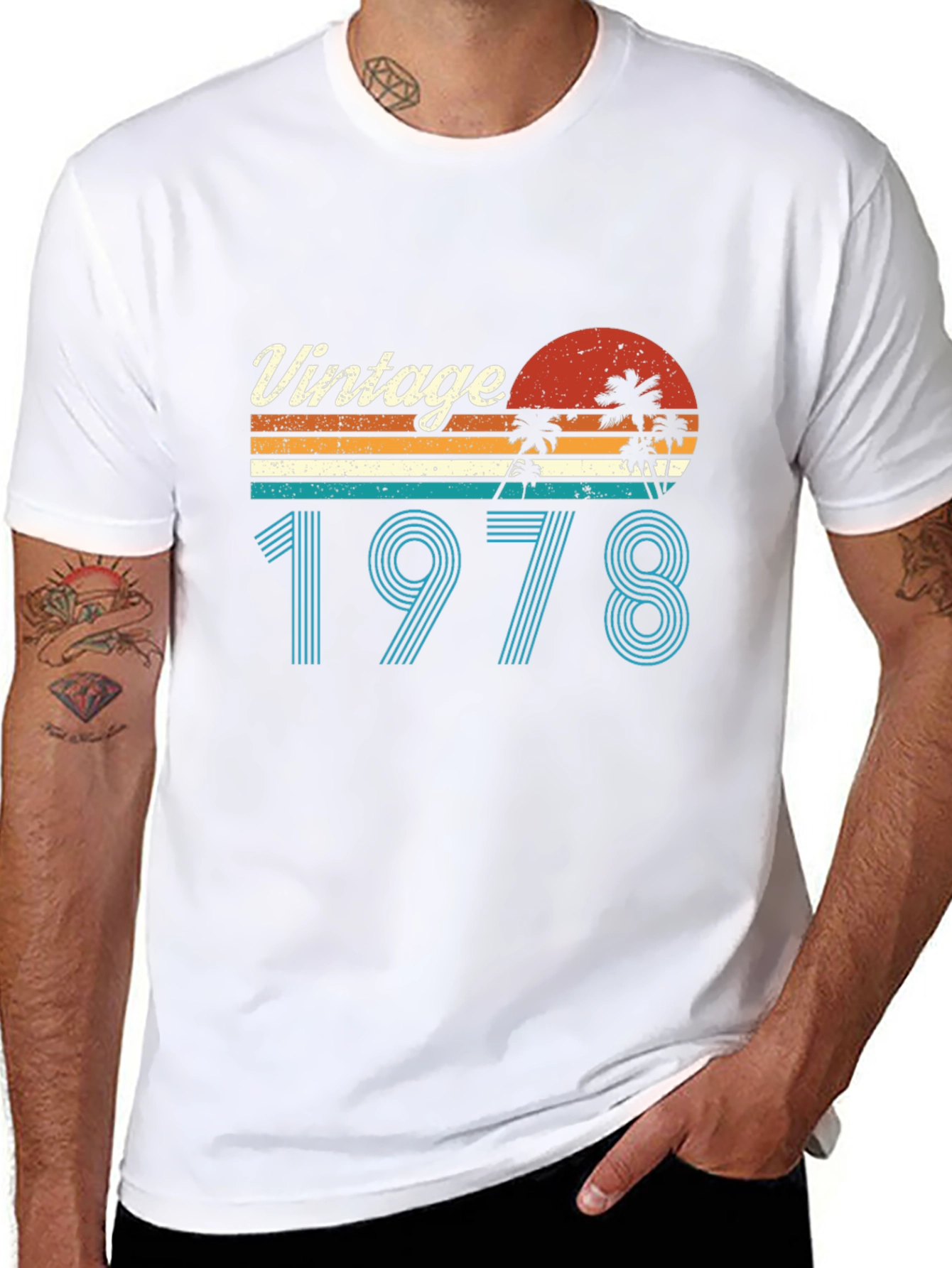 Vintage 1978 Palm Tree Graphic T-Shirt