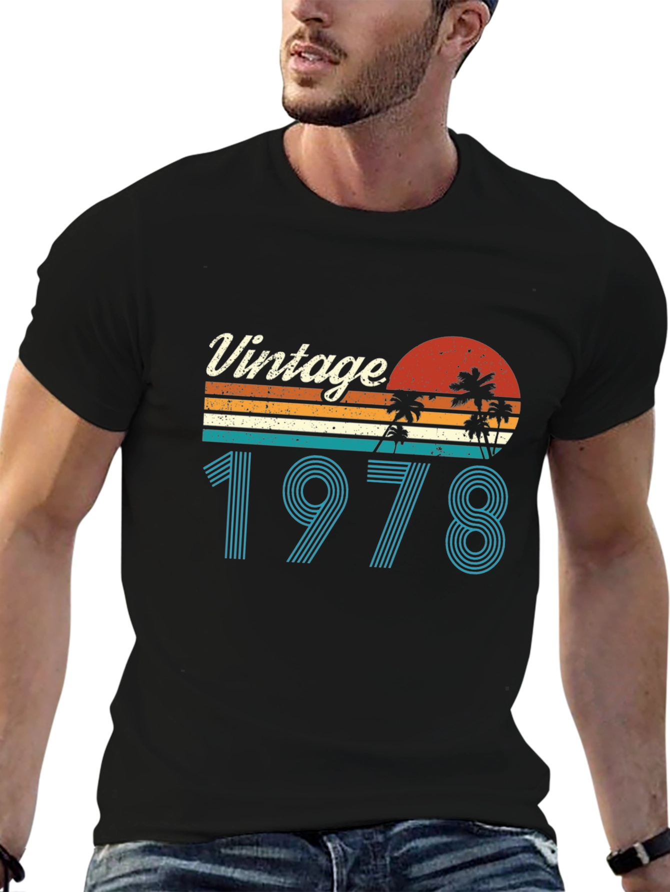 Vintage 1978 Palm Tree Graphic T-Shirt