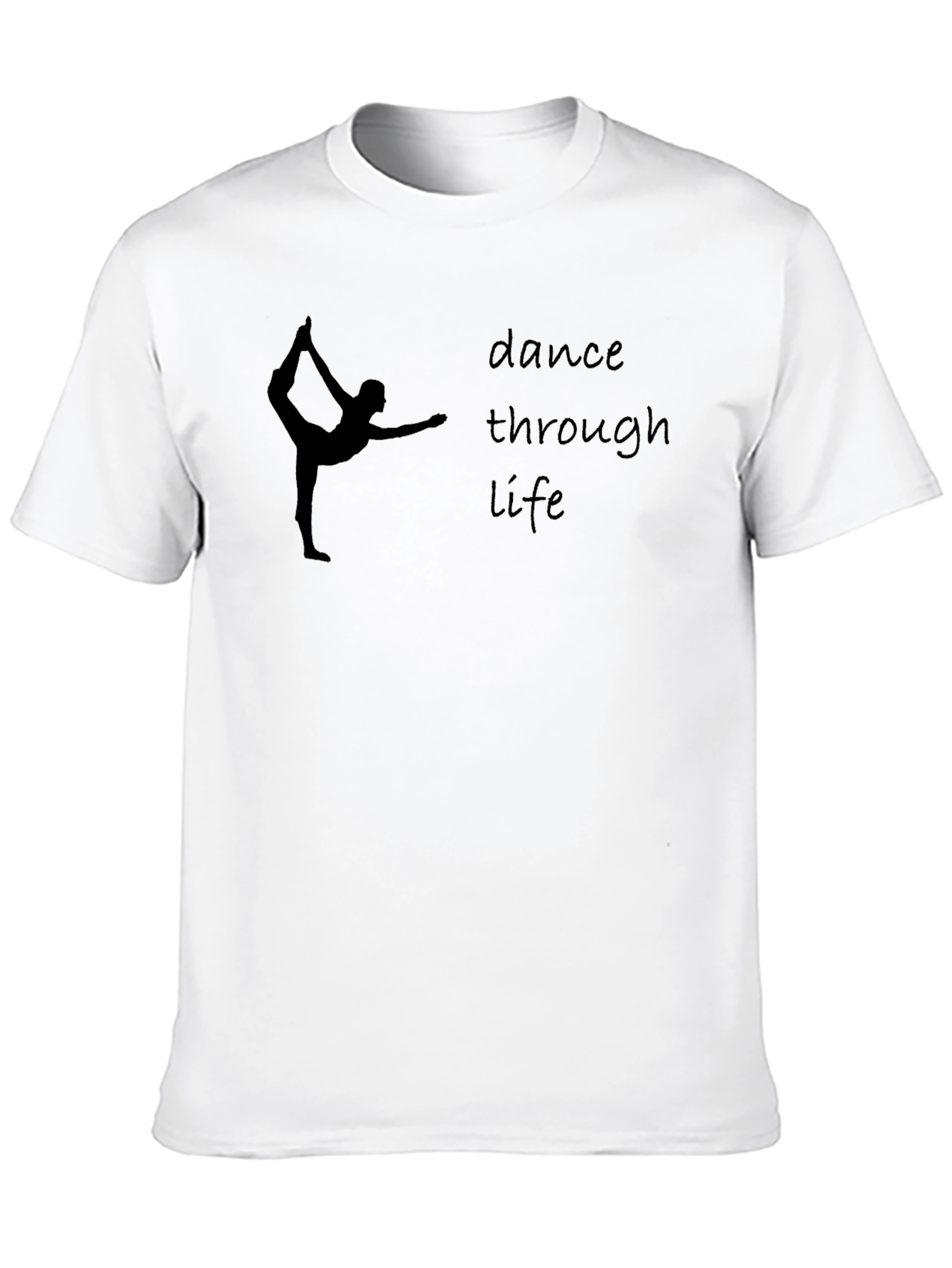 Dance Through Life Graphic Tee - Black