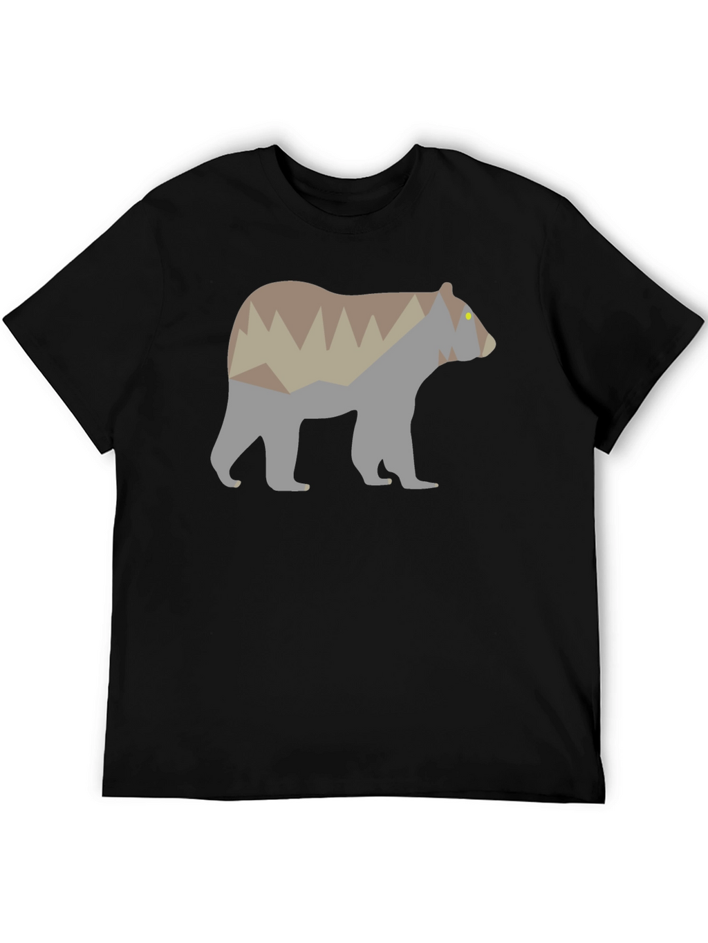 Bear Mountain Silhouette Graphic Tee - Black