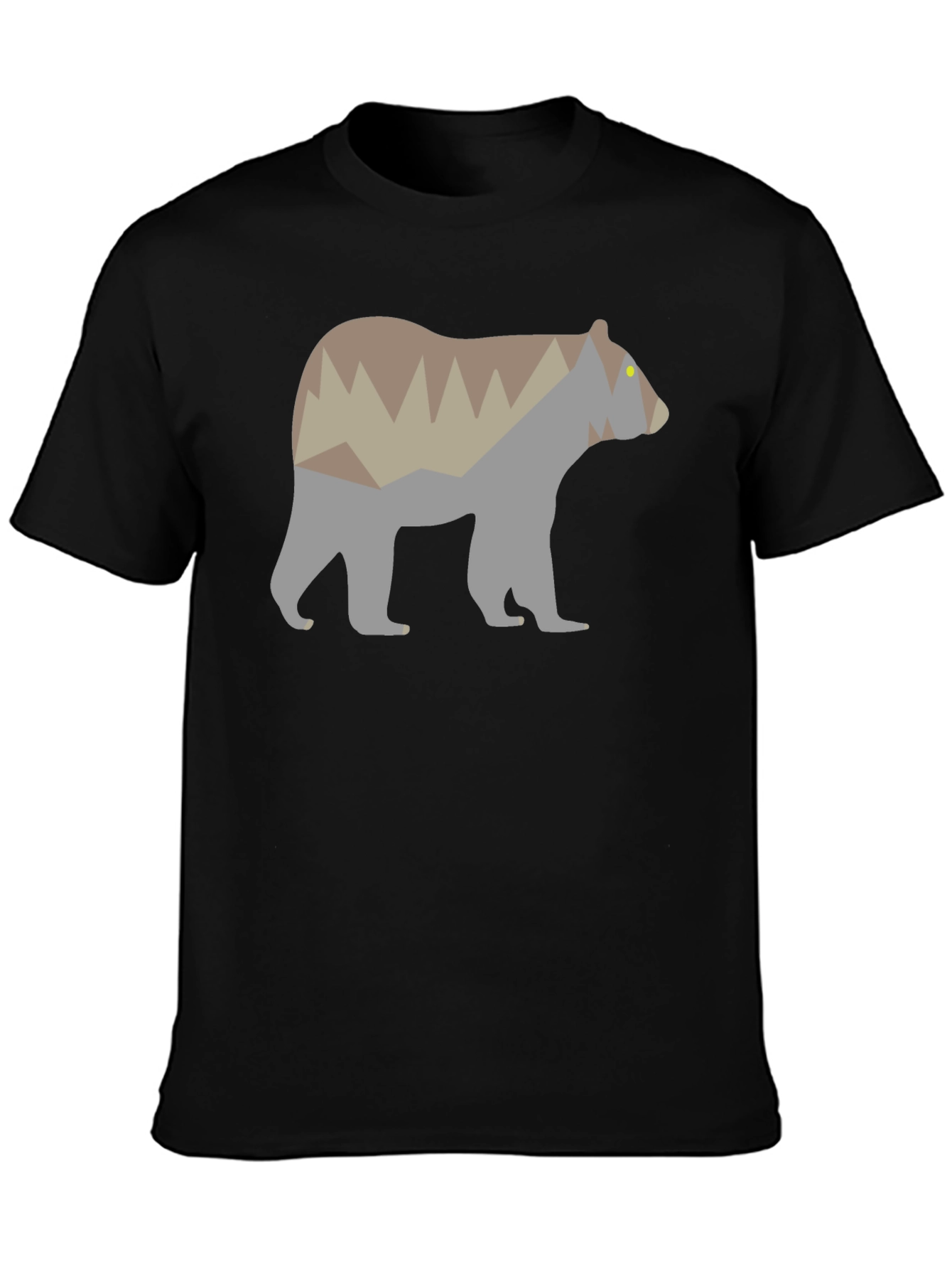 Bear Mountain Silhouette Graphic Tee - Black