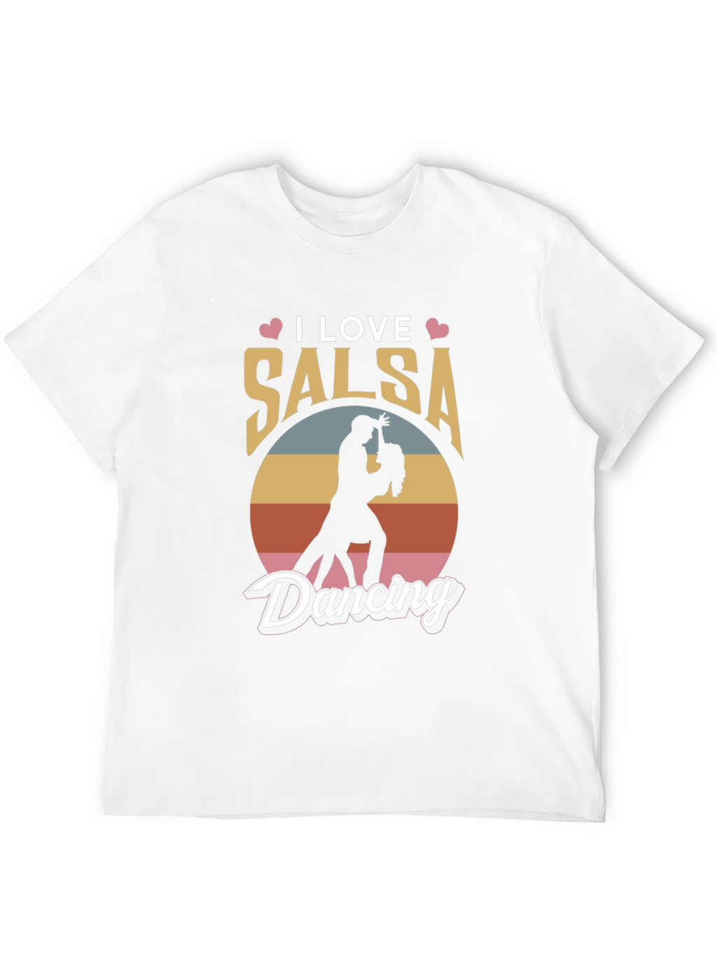I Love Salsa Dancing Graphic Tee - Black T-Shirt