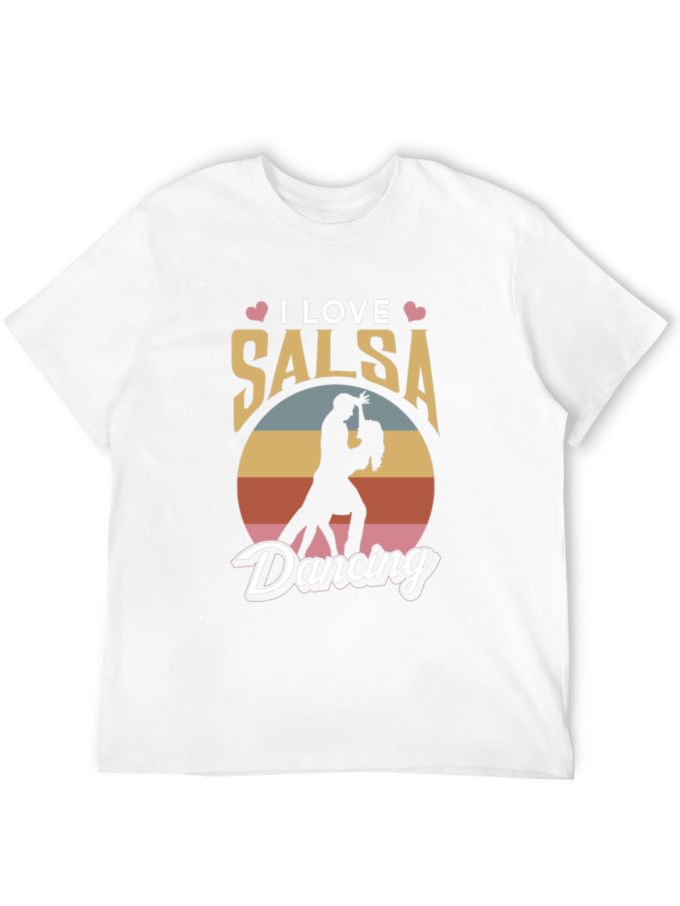 I Love Salsa Dancing Graphic Tee - Black T-Shirt