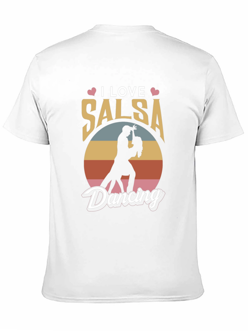 I Love Salsa Dancing Graphic Tee - Black T-Shirt