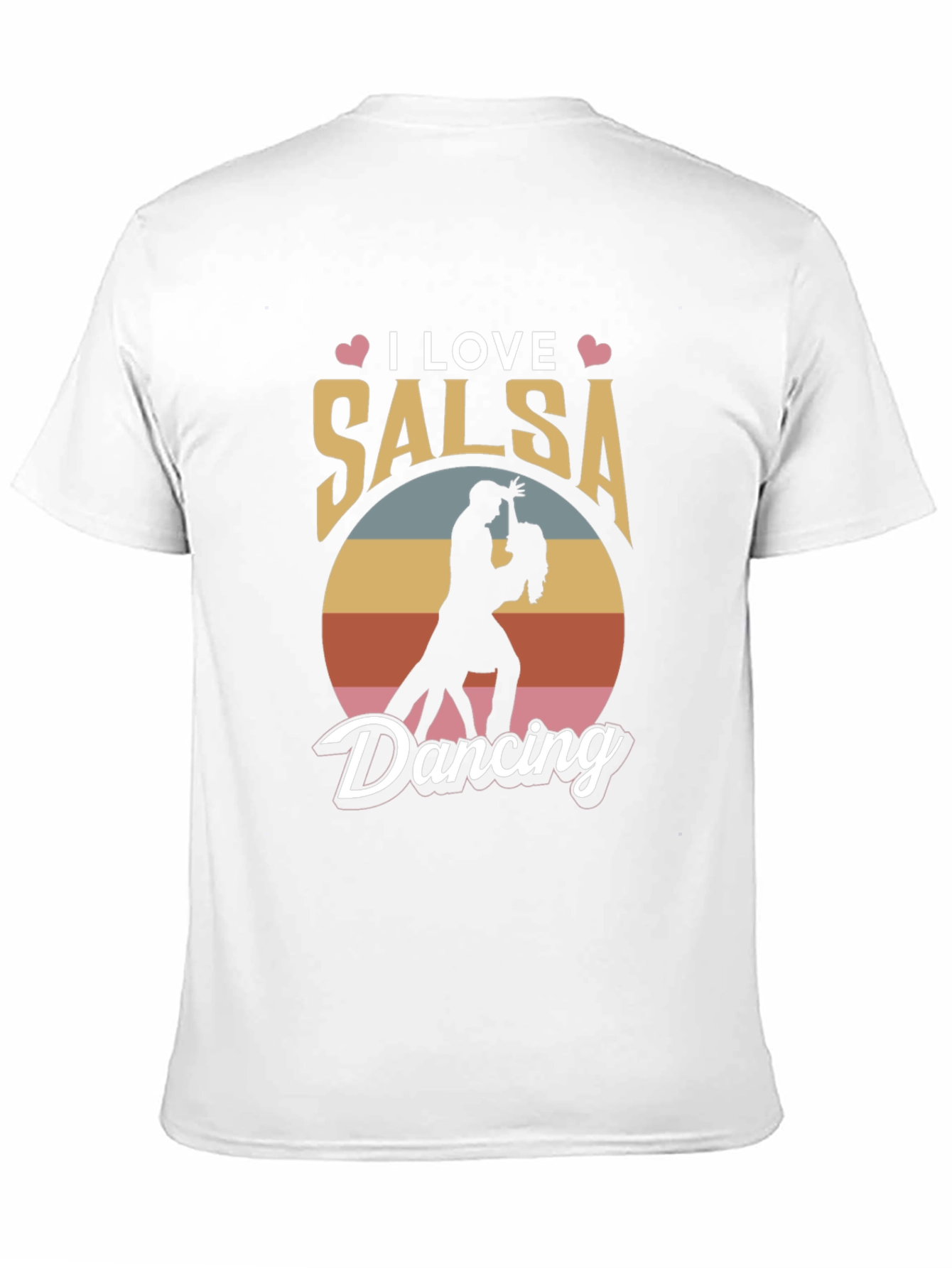 I Love Salsa Dancing Graphic Tee - Black T-Shirt