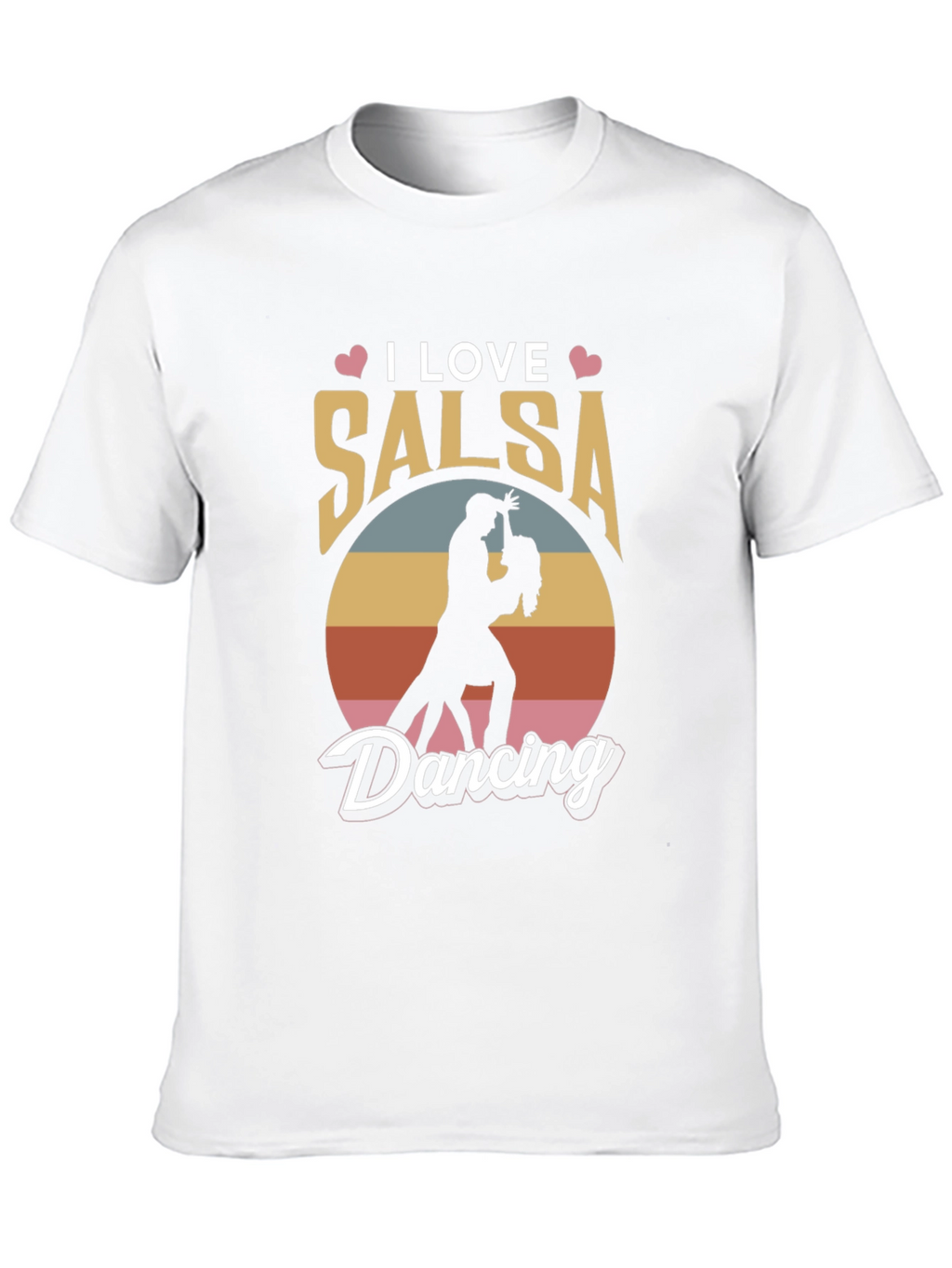 I Love Salsa Dancing Graphic Tee - Black T-Shirt