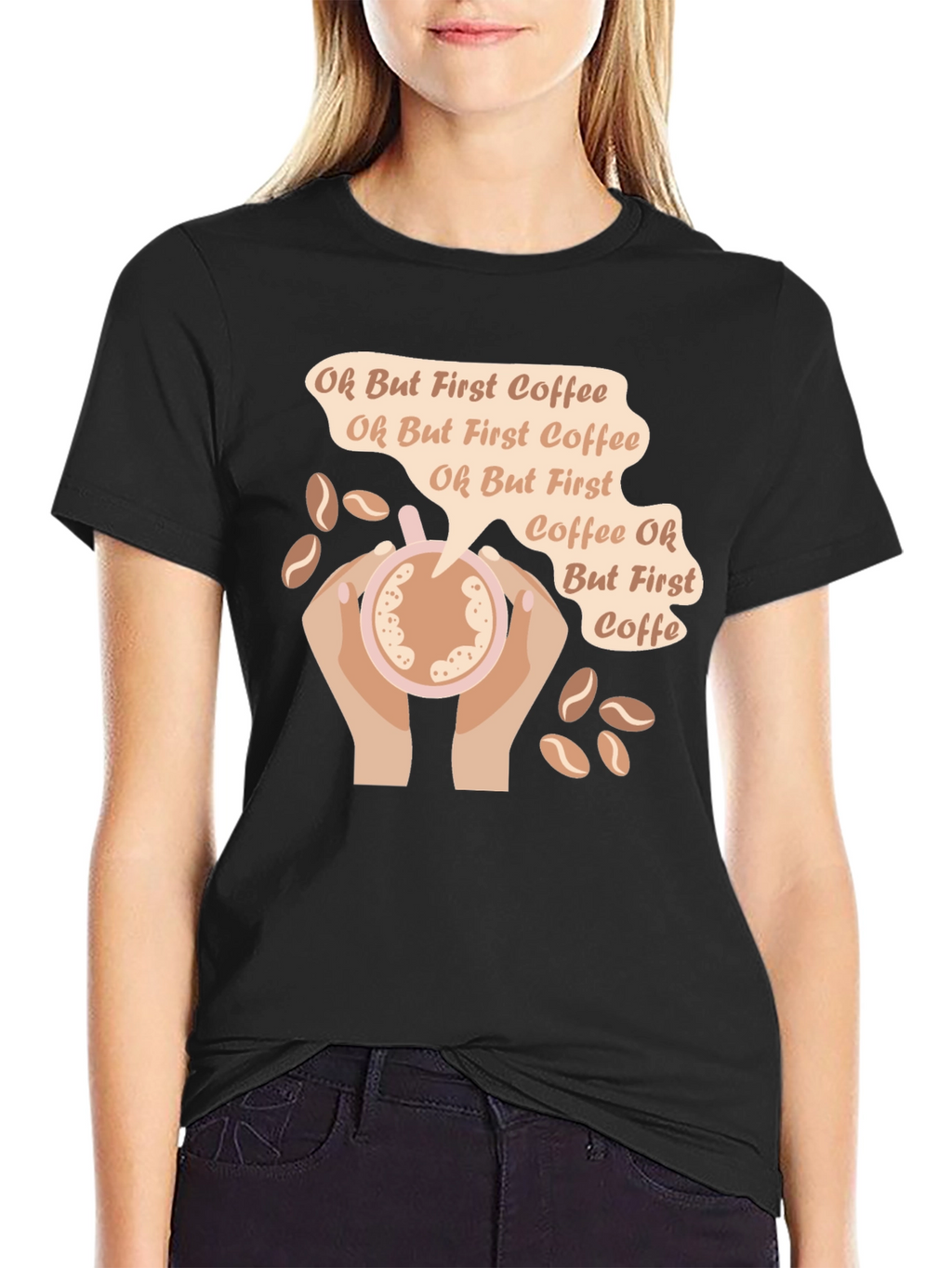 Oh But First Coffee Graphic T-Shirt