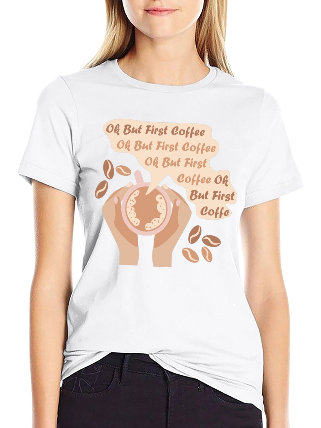 Oh But First Coffee Graphic T-Shirt