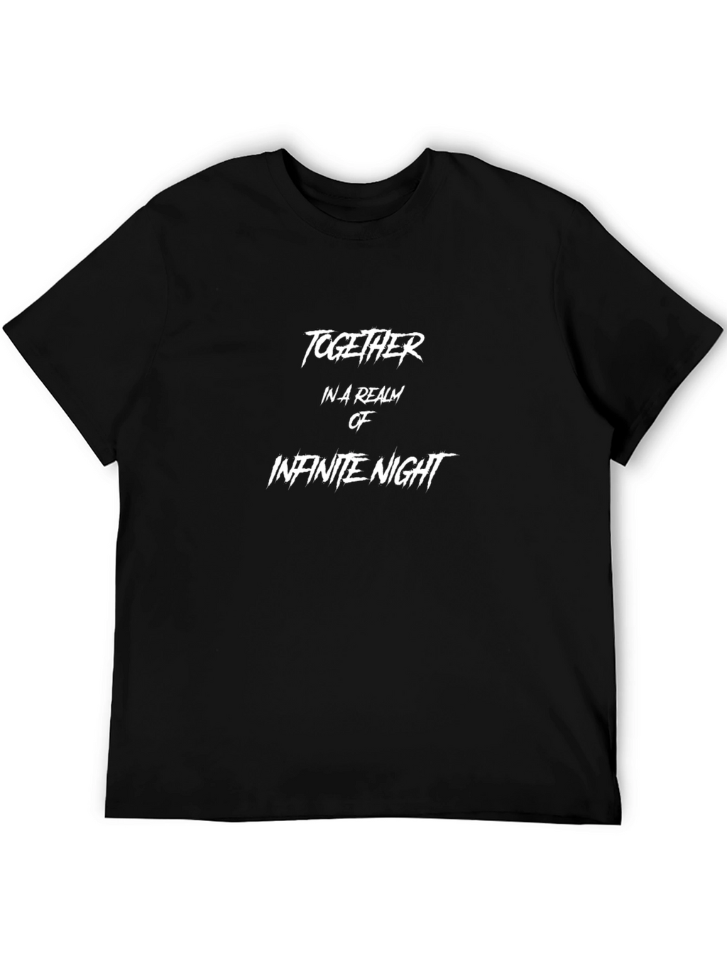 Together in Infinite Night Black T-Shirt