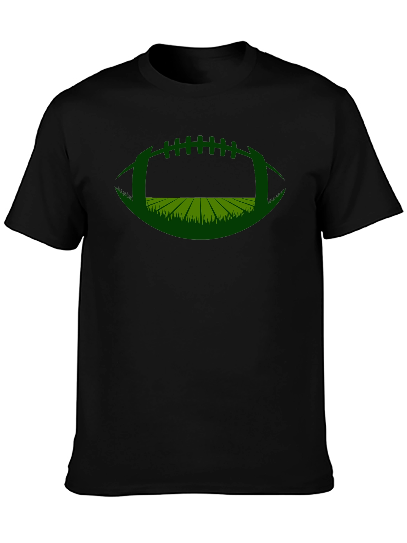 Football Field Graphic Tee - Game Day Ready