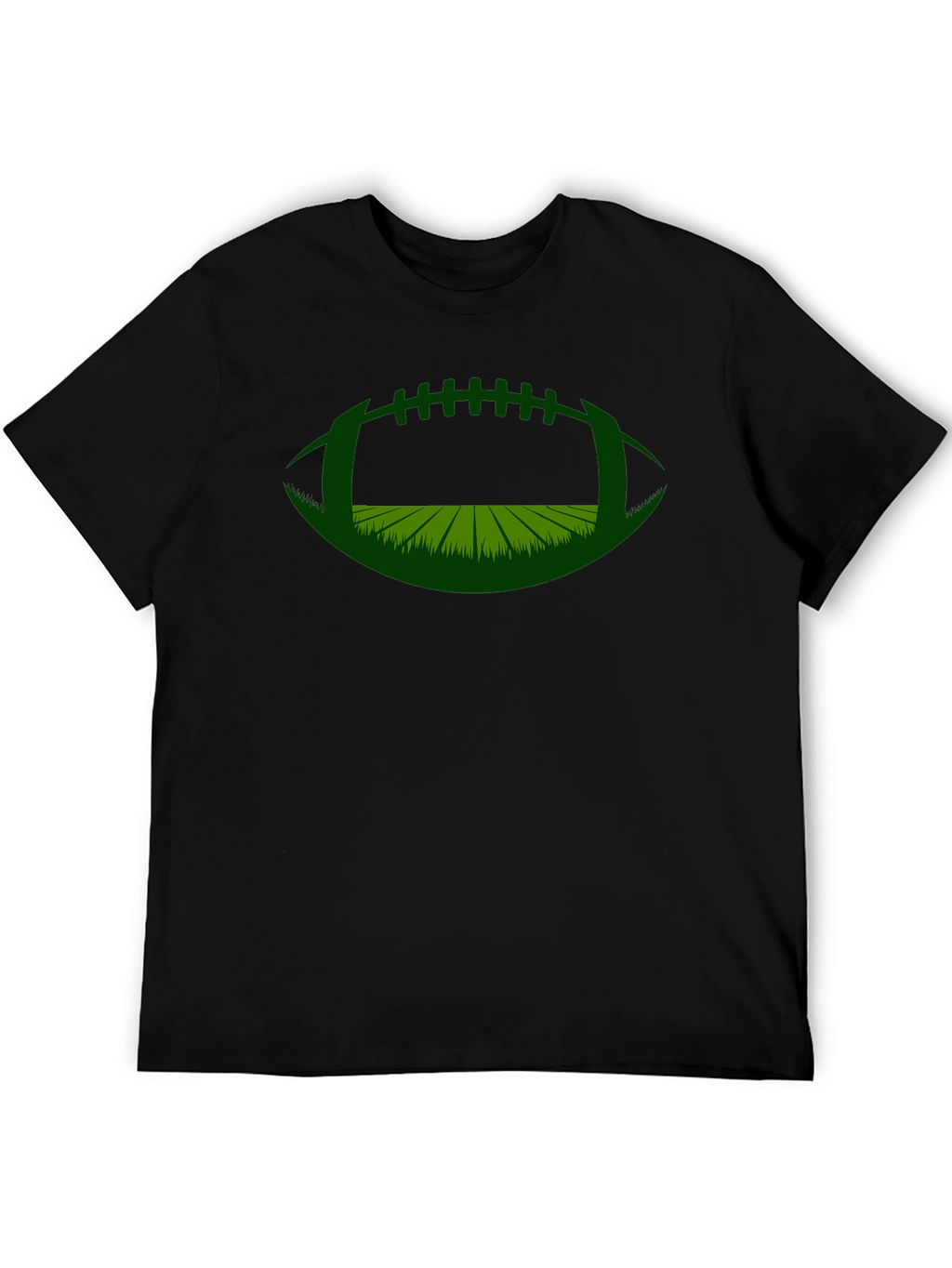 Football Field Graphic Tee - Game Day Ready
