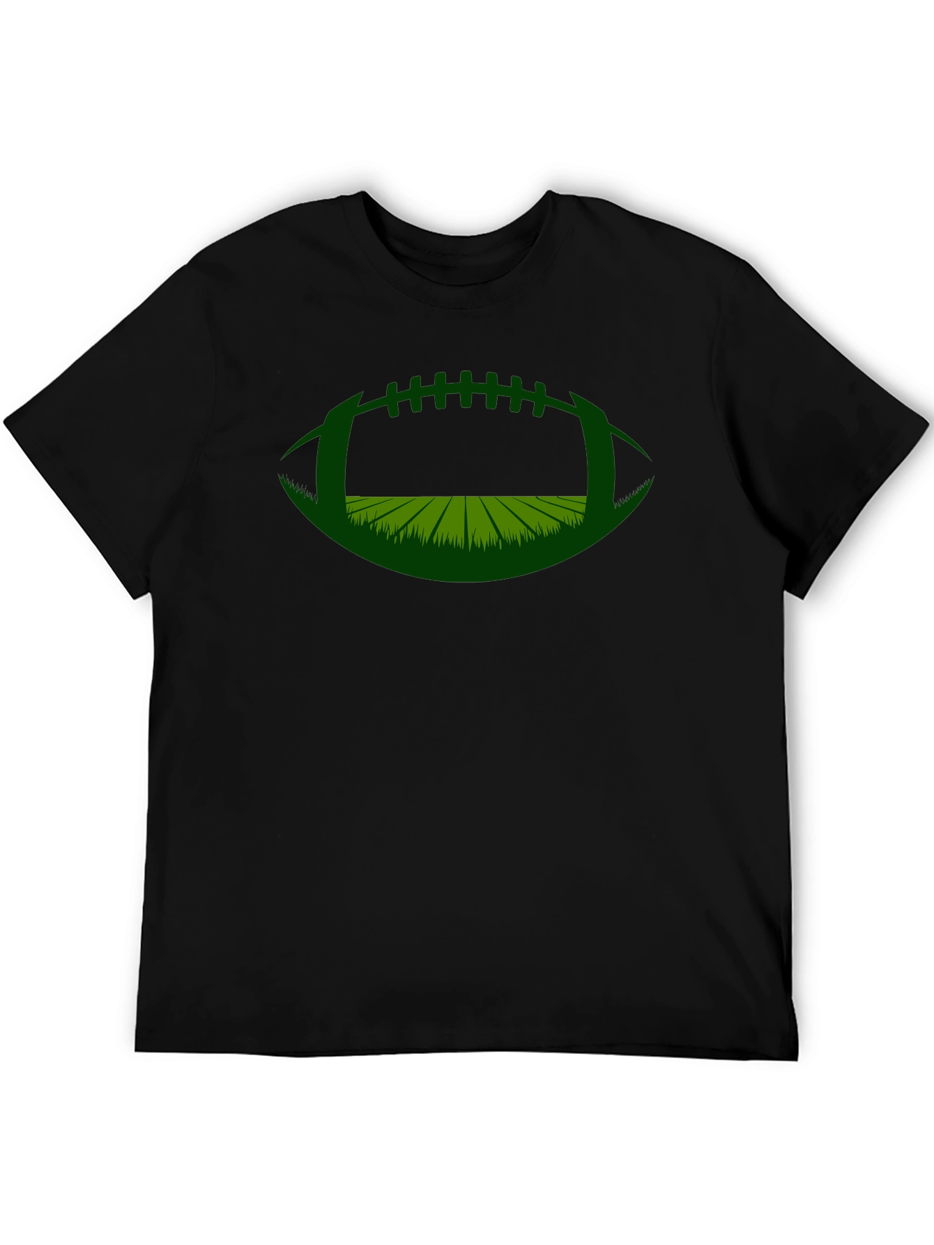 Football Field Graphic Tee - Game Day Ready