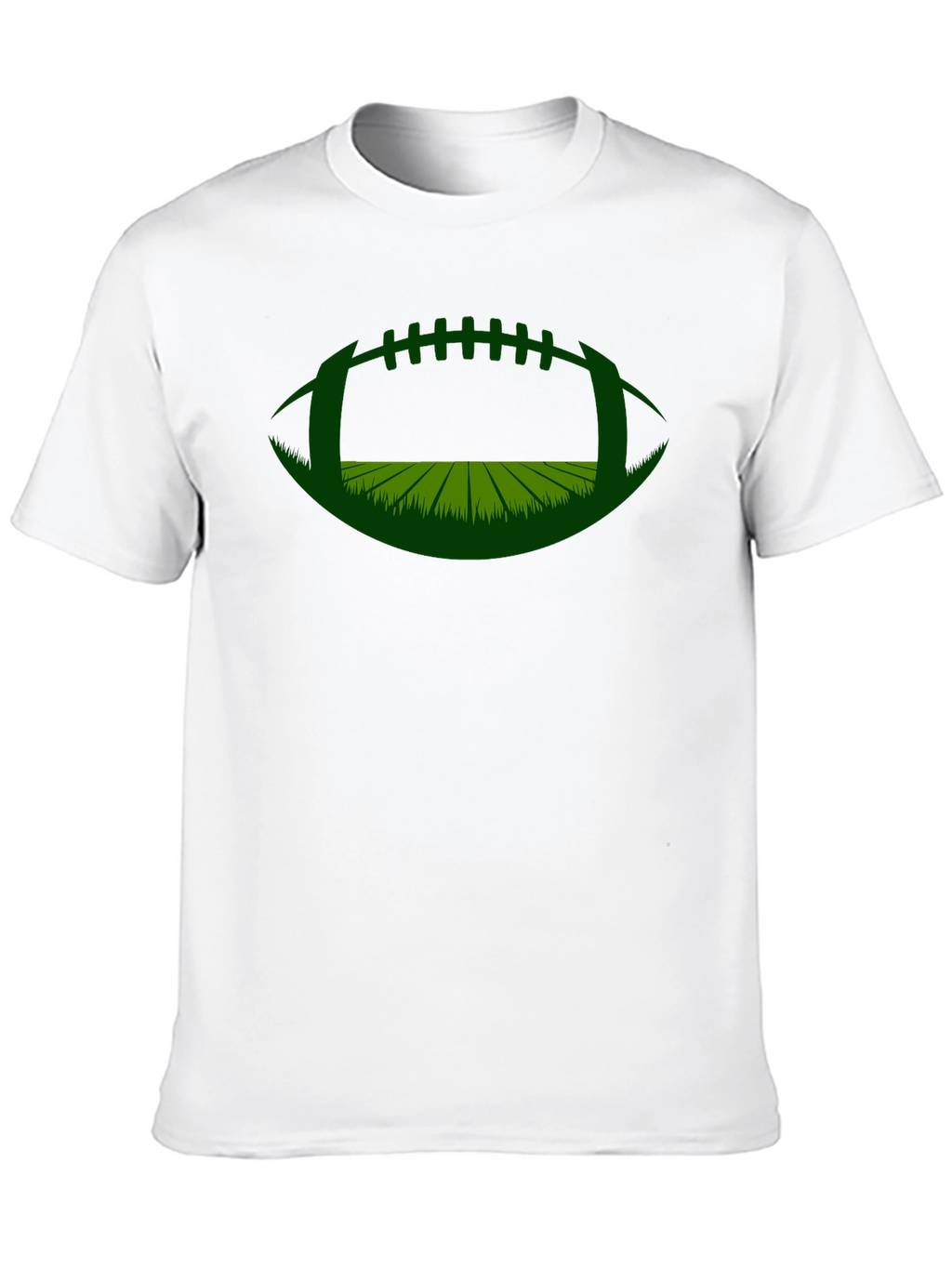 Football Field Graphic Tee - Game Day Ready